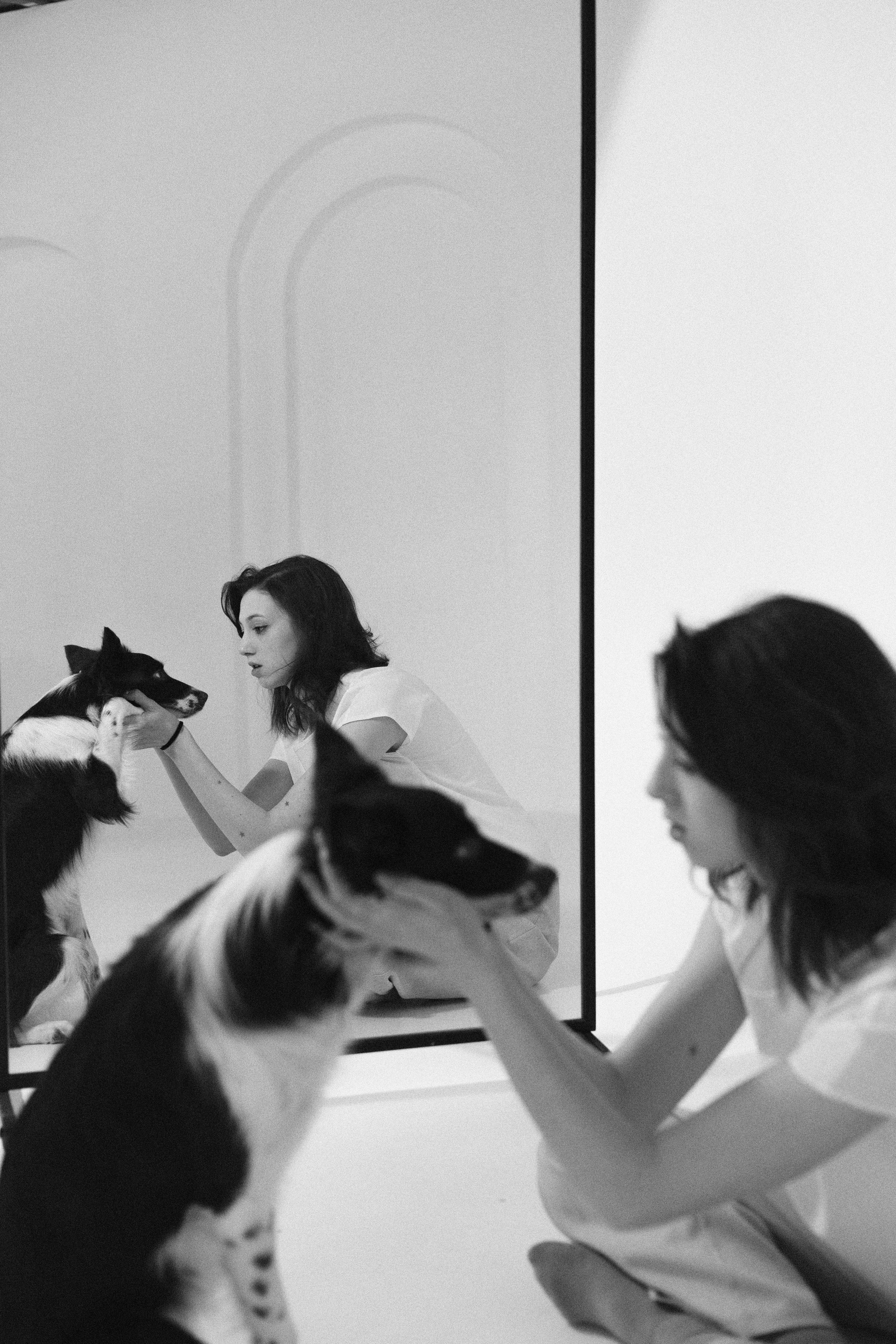 Алена и Гвендолин. Фотограф-анималист Богданова Полина