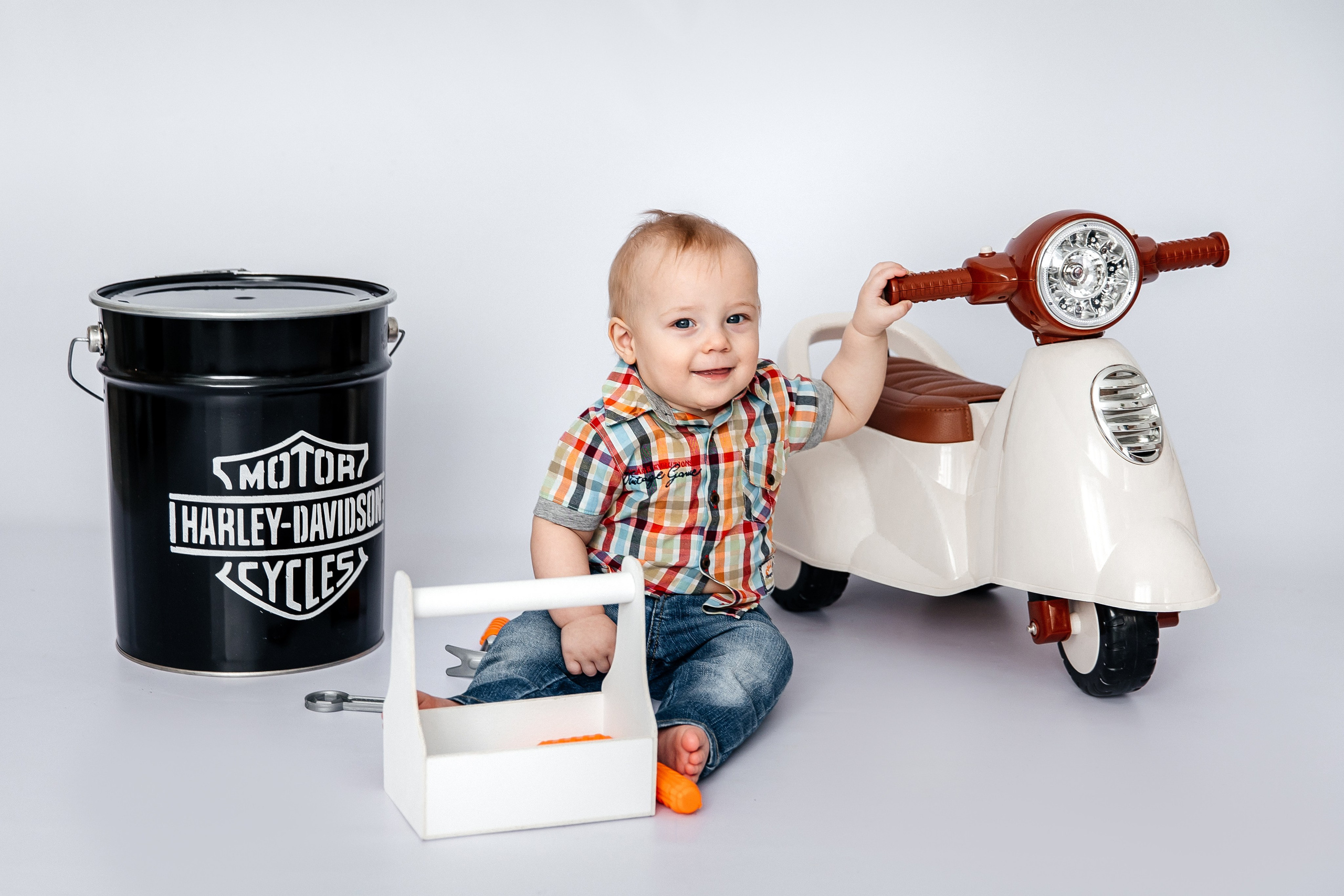 Мотоцикл. Детский фотограф, выпускные альбомы в Нижнем Новгороде Бодягина Мария