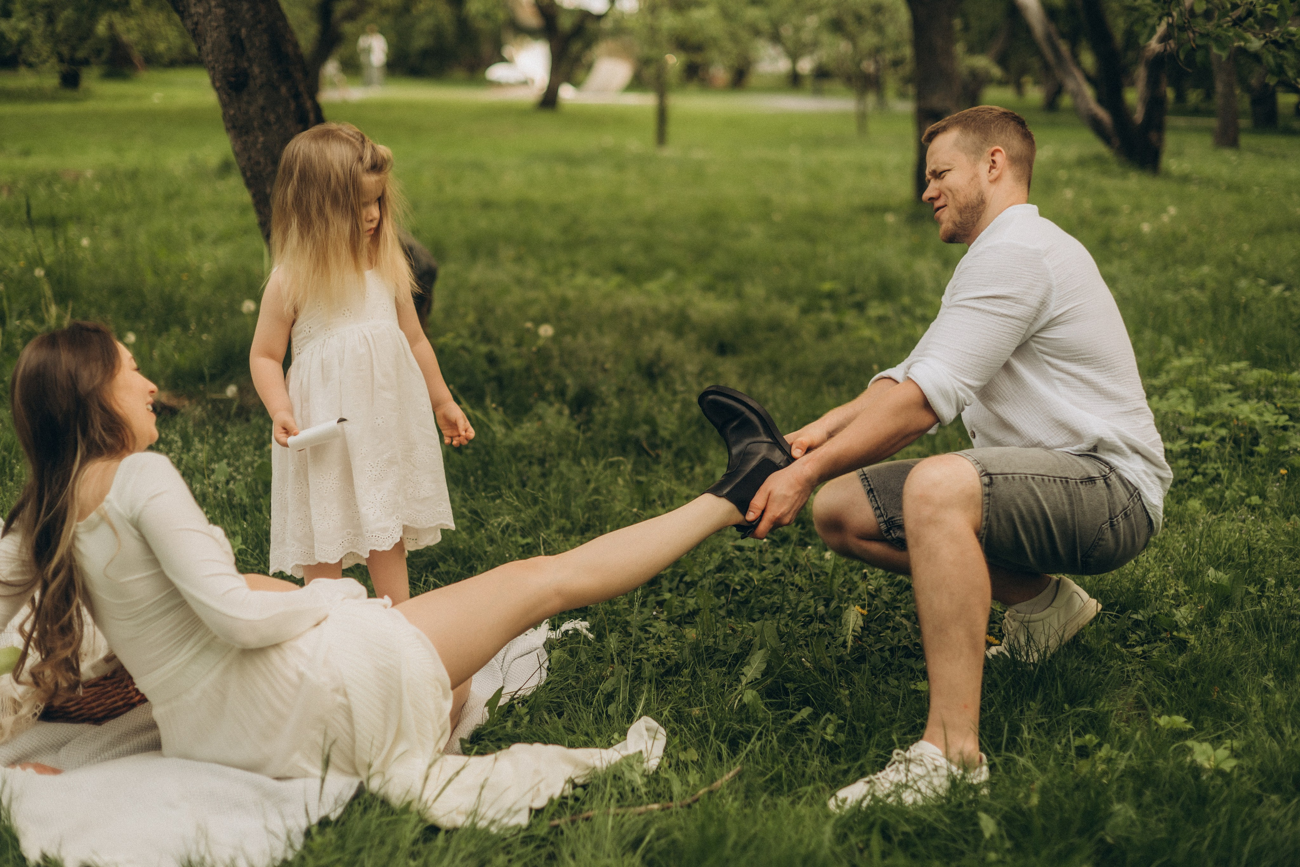 Оксана с семьей. Гаврилова Настя семейный фотограф lifestyle в Москве
