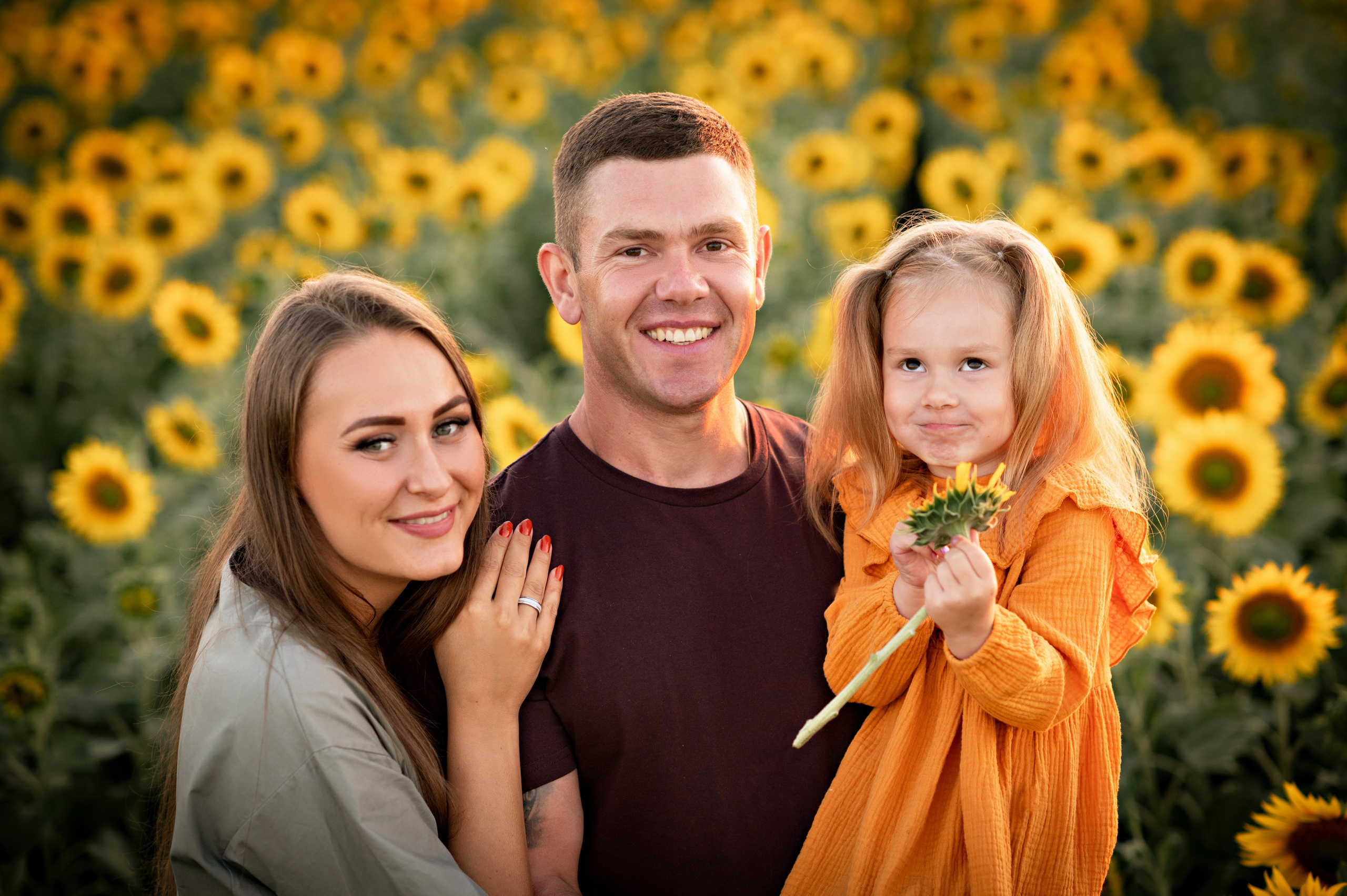 Подсолнухи. Семейный фотограф в Красноярске Надежда Кошелева