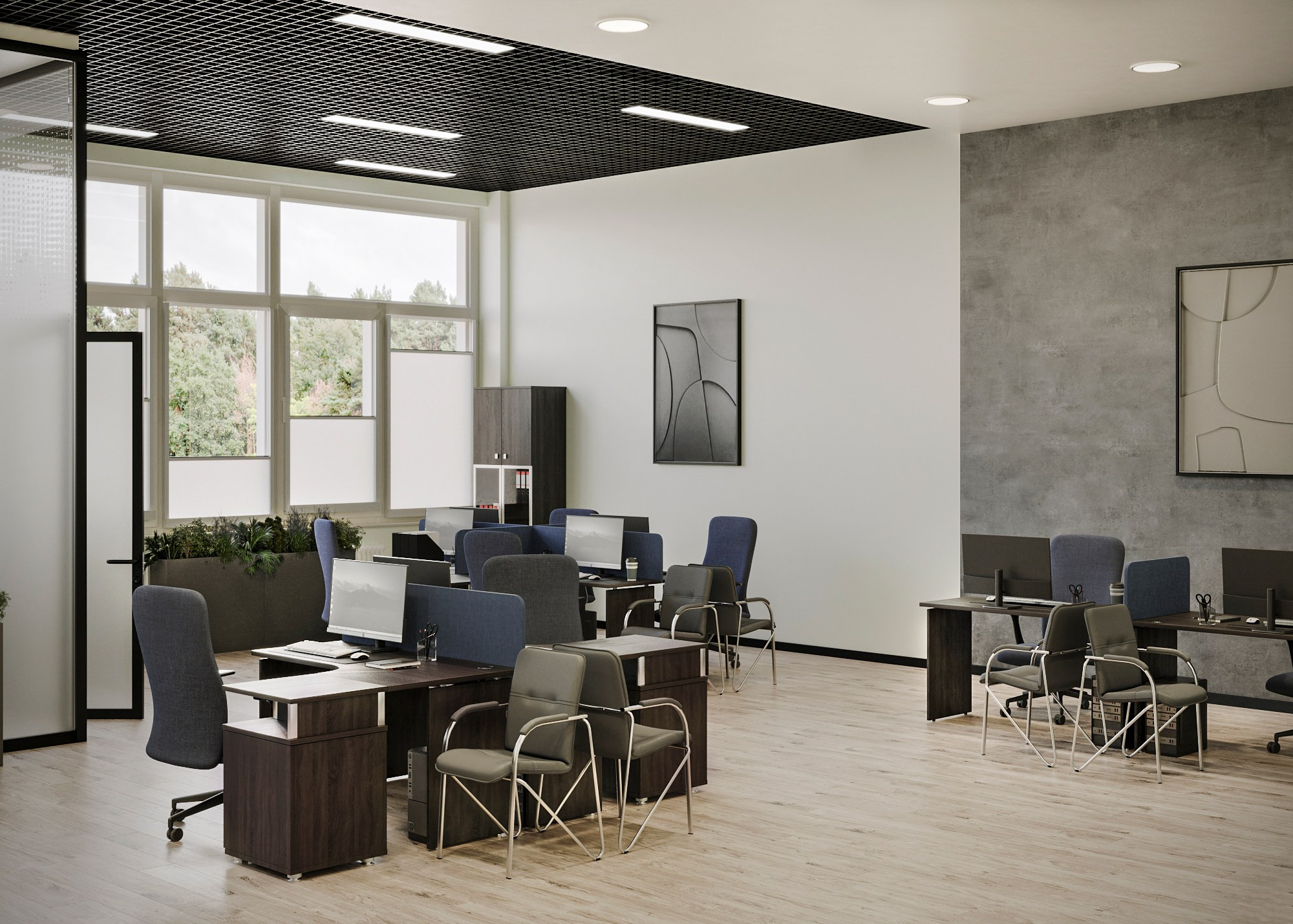 Офис компании Красносельское ш. Дизайнер интерьера в Санкт-Петербурге Ольга Рытаровская