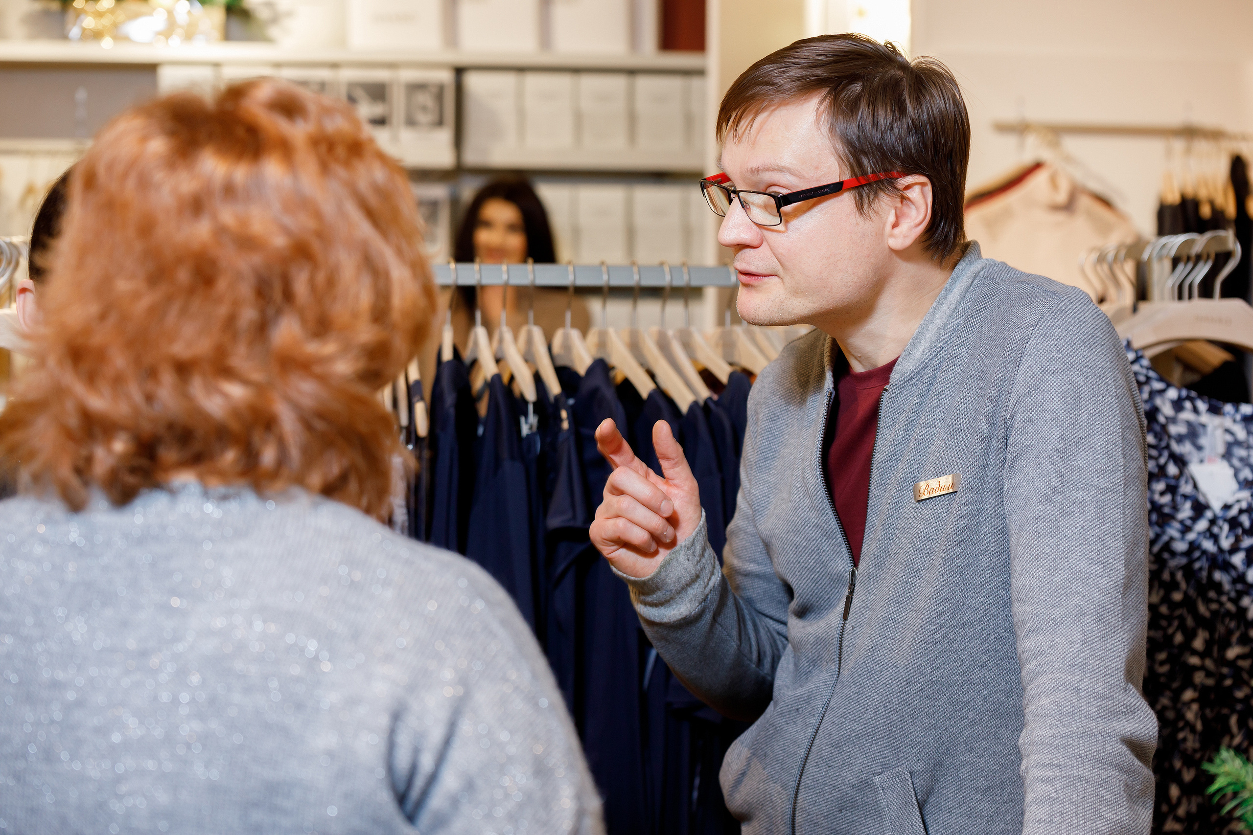 Клиентский день | Магазин женской одежды «Hanro». Репортажный фотограф Семён Борисов | Москва