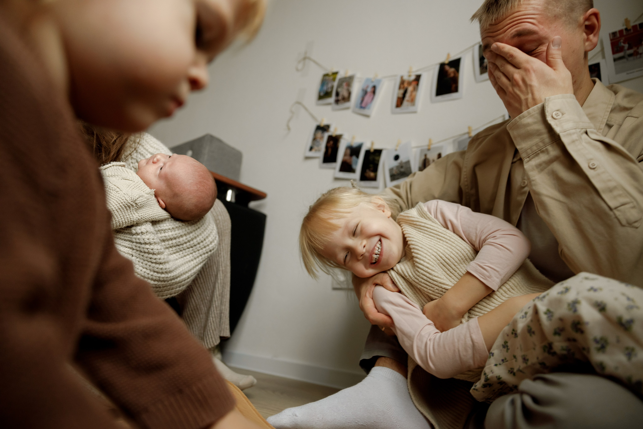 Домашняя семейная съёмка. Фотограф Москва