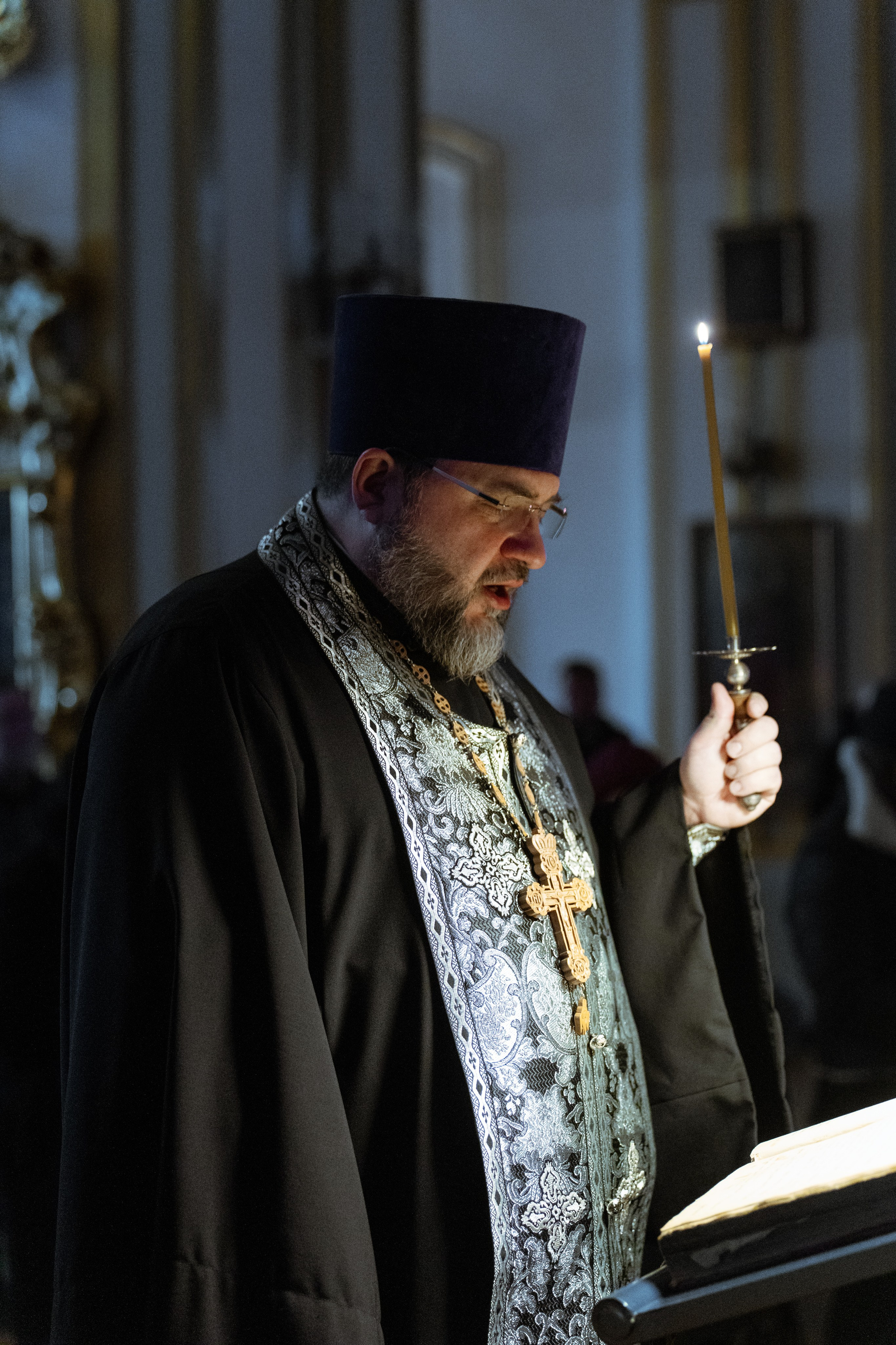 Великое повечерие с чтением Великого покаянного канона преп. Андрея Критского. НИКОЛО-БОГОЯВЛЕНСКИЙ МОРСКОЙ СОБОР