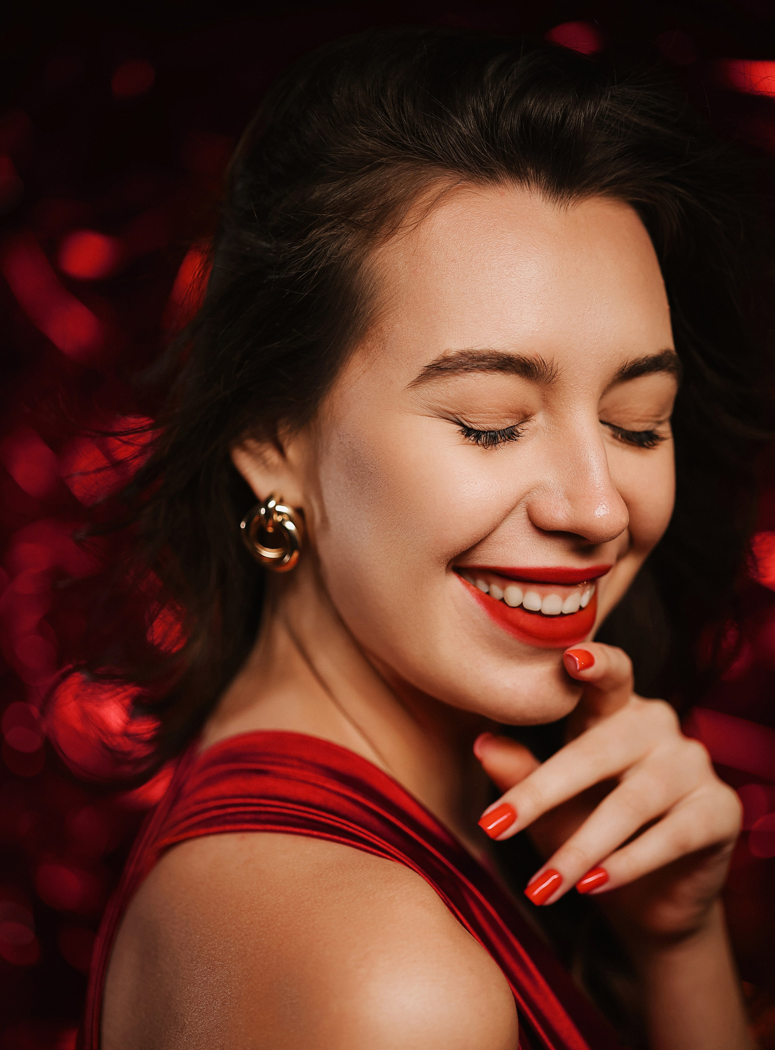 Фотосессия ко дню святого валентина Lady in red. Марина Соколова. Контентный и семейный фотограф г. Красноярск