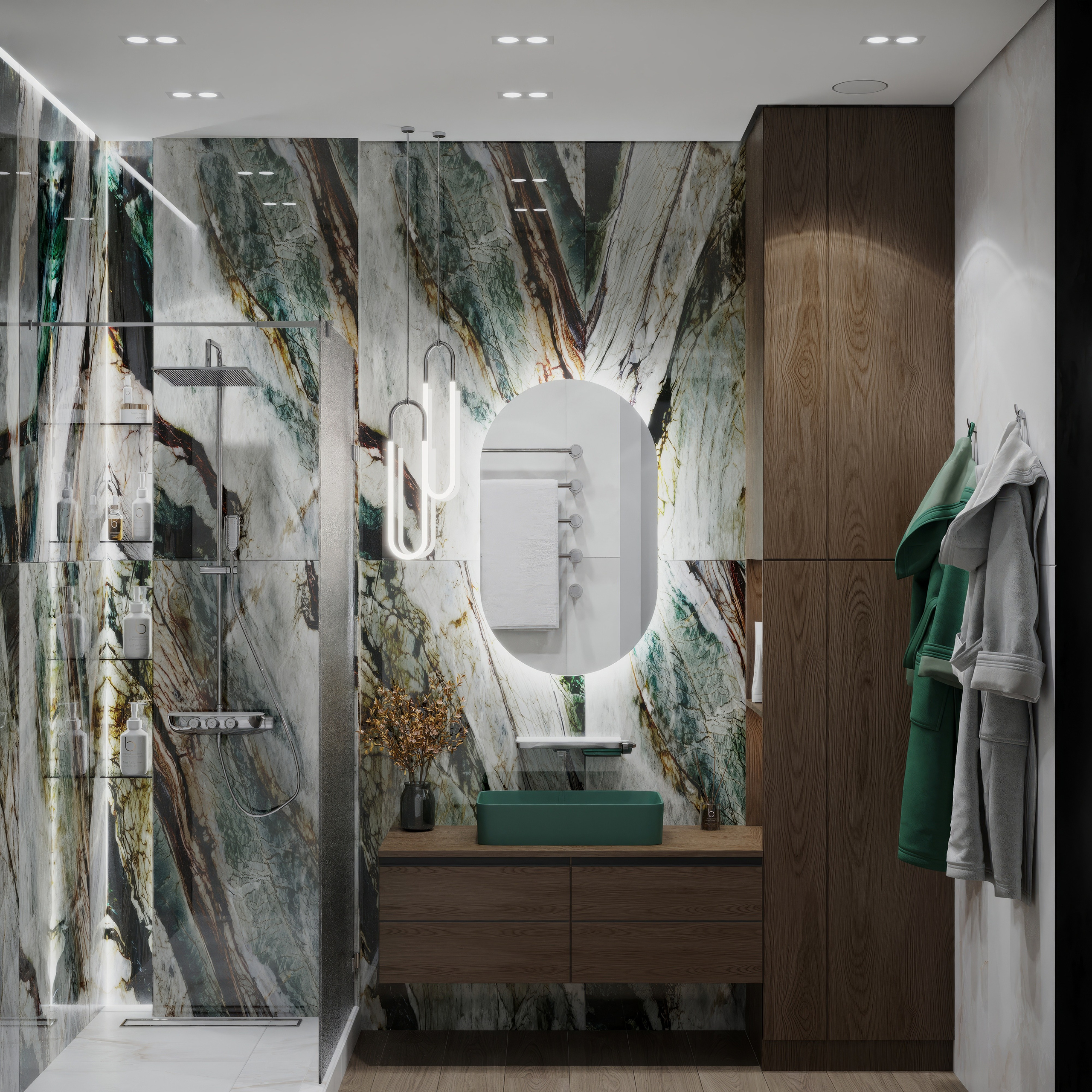 ЖК Легенда Малоохтинский. Тропический оазис. Проект в реализации. Дизайн-студия интерьеров Юлии Ивановой