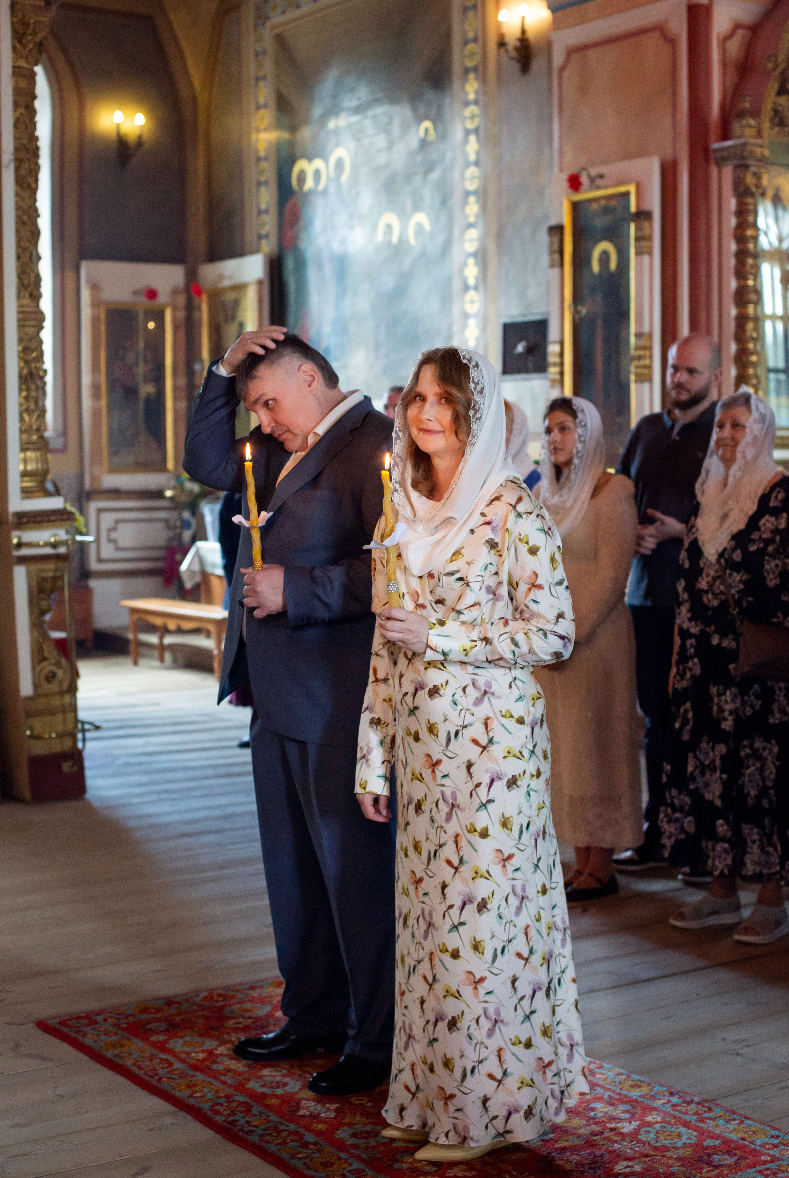 Венчание Сергей и Анна Воскресенский храм. Семейный и детский фотограф Анна Петракова