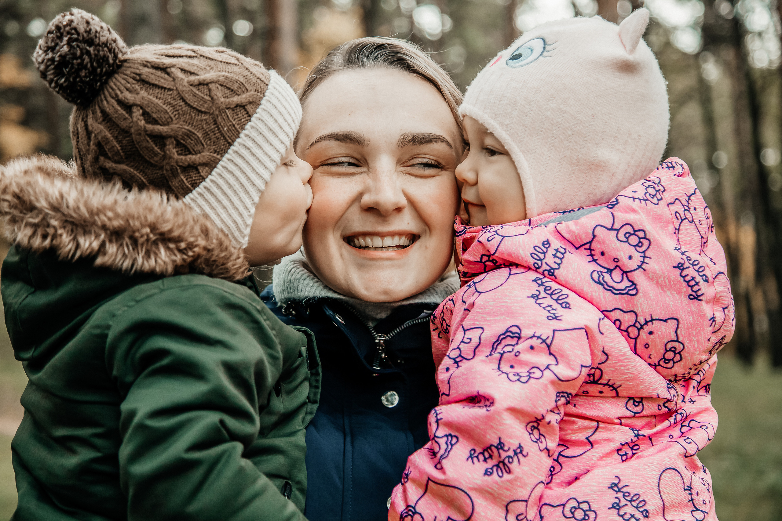 Анна с сестрой и детками. Свадебный и семейный фотограф в Минске Духович Татьяна