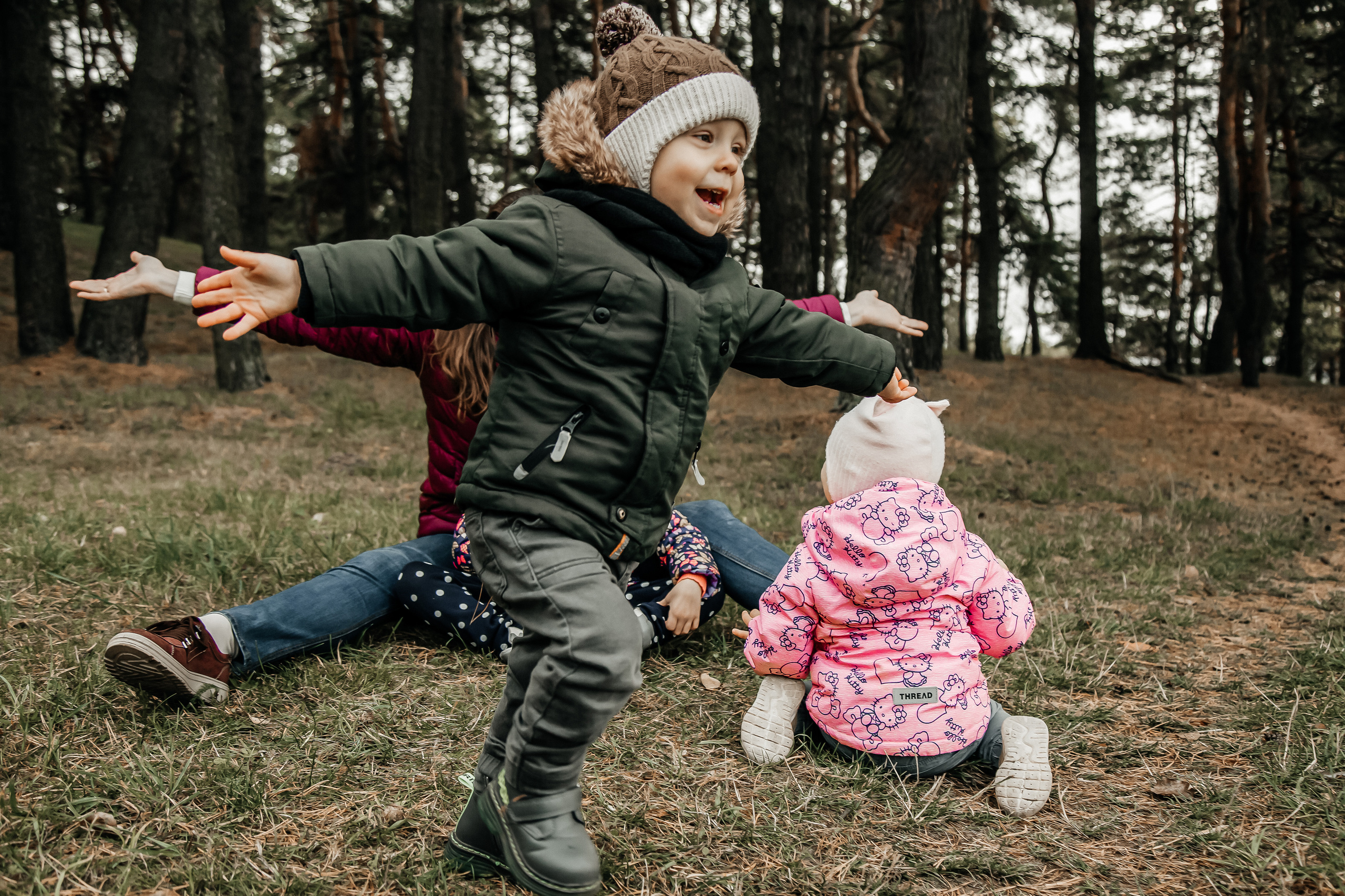Анна с сестрой и детками. Свадебный и семейный фотограф в Минске Духович Татьяна