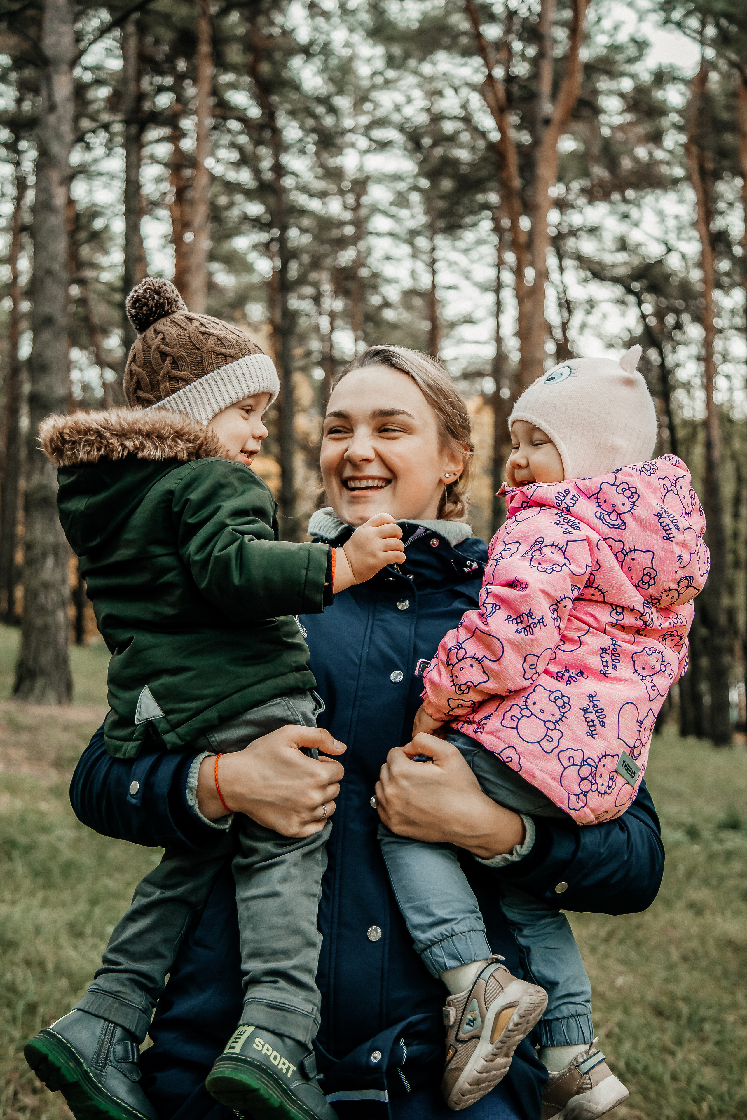 Анна с сестрой и детками. Свадебный и семейный фотограф в Минске Духович Татьяна