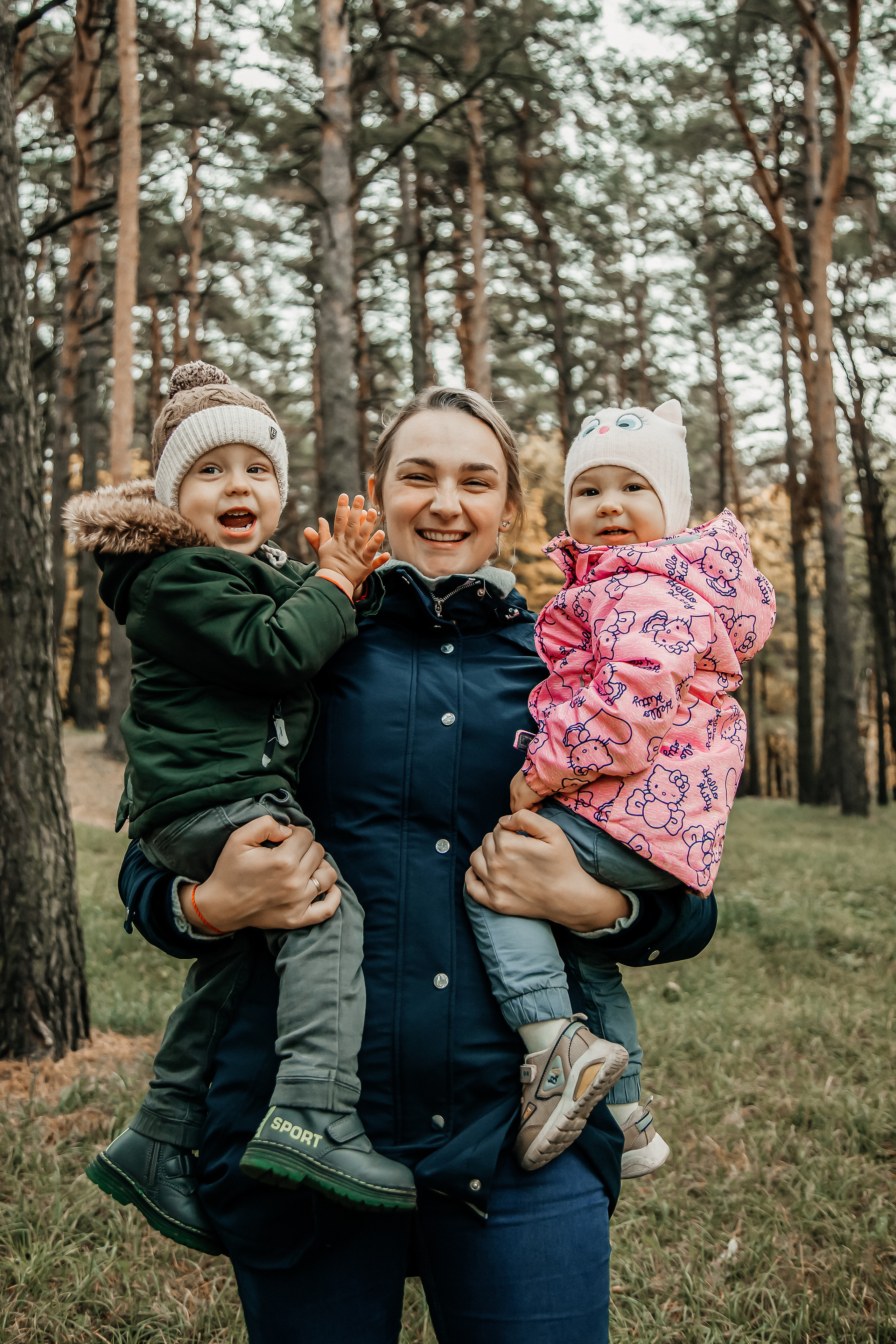 Анна с сестрой и детками. Свадебный и семейный фотограф в Минске Духович Татьяна