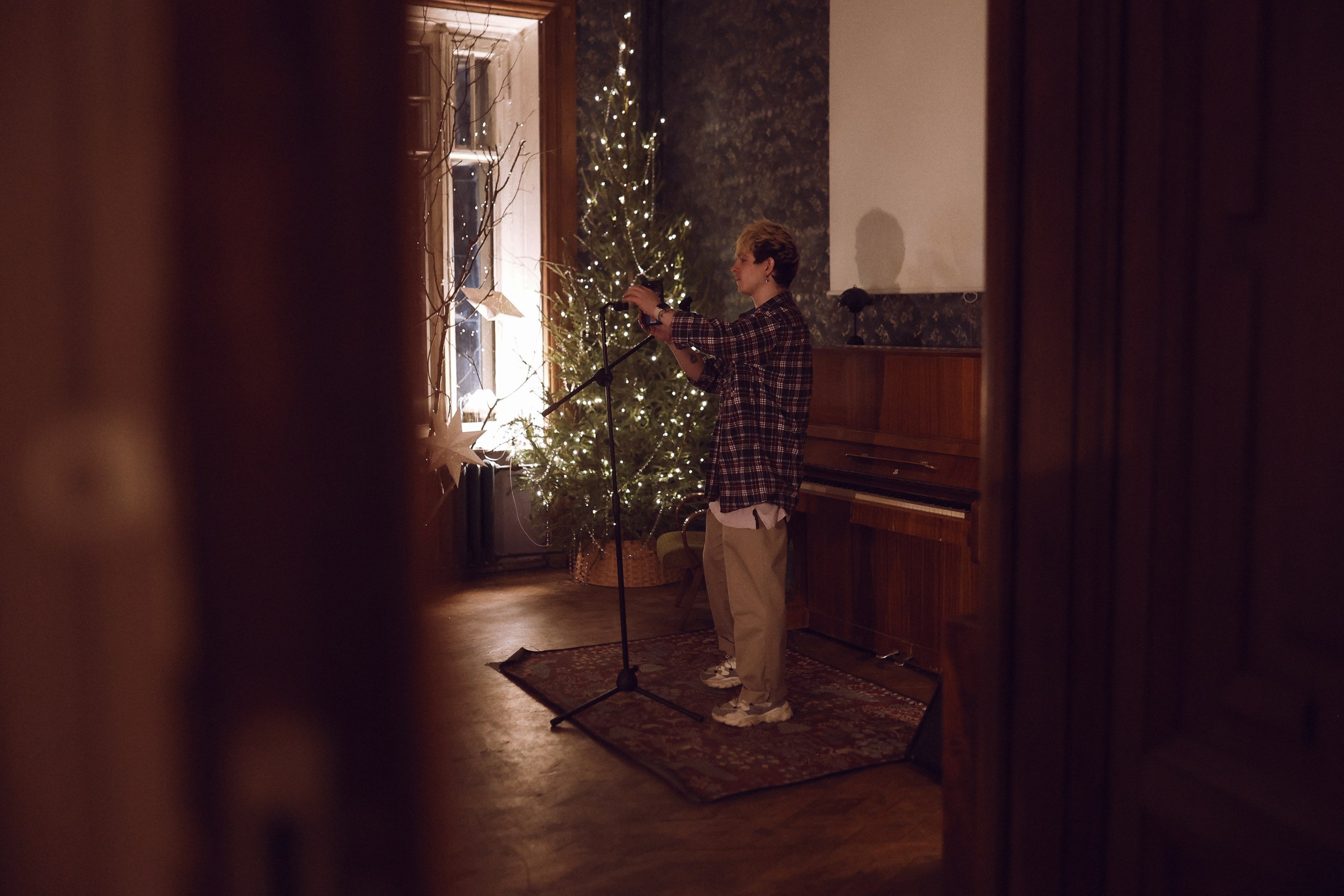 Новогодний огонёк в Липе. Настя Оленченко, портретный/семейный фотограф на цифру и плёнку Москва