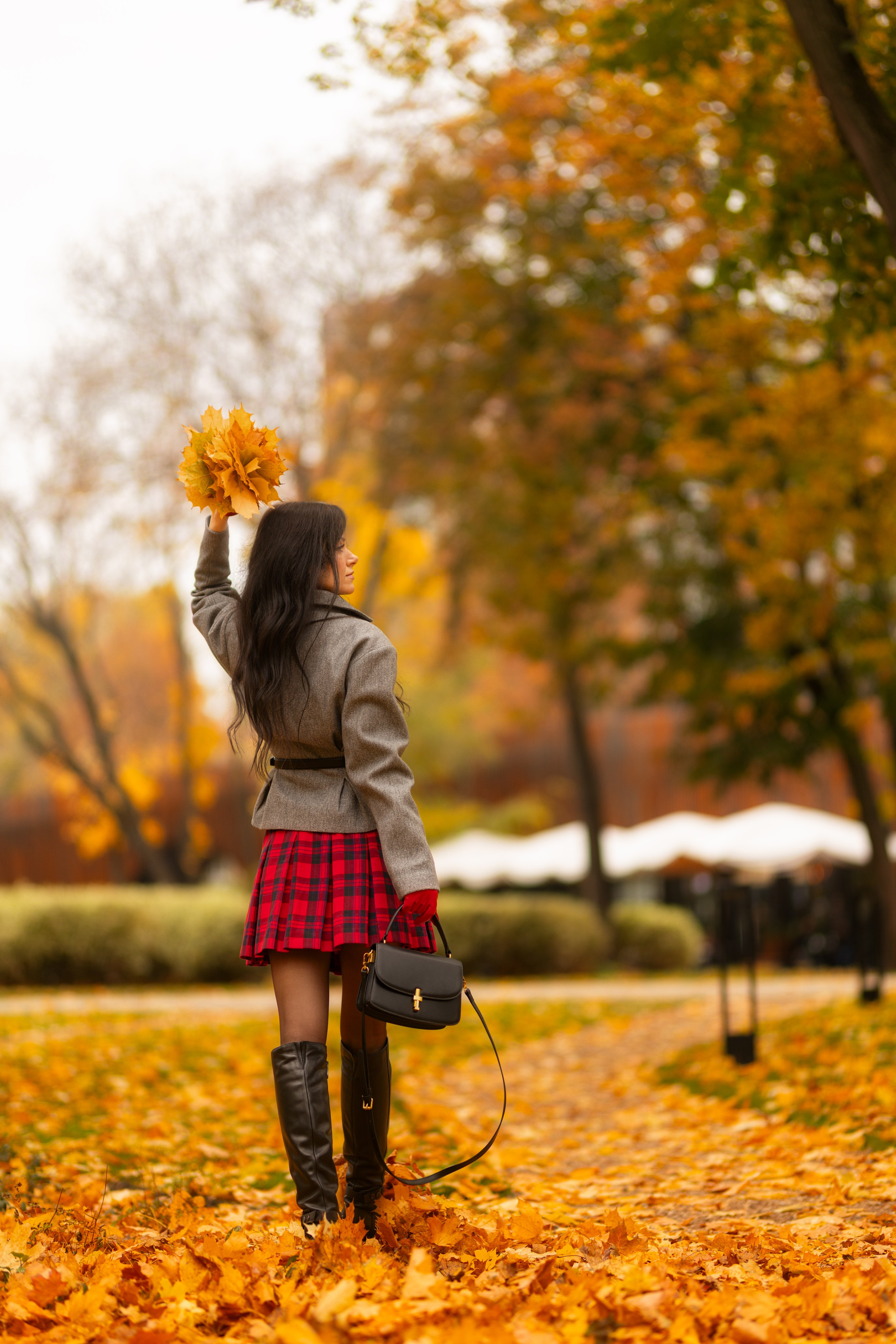 Фотосет с Екатериной в парке на осеннюю тему для «себя»