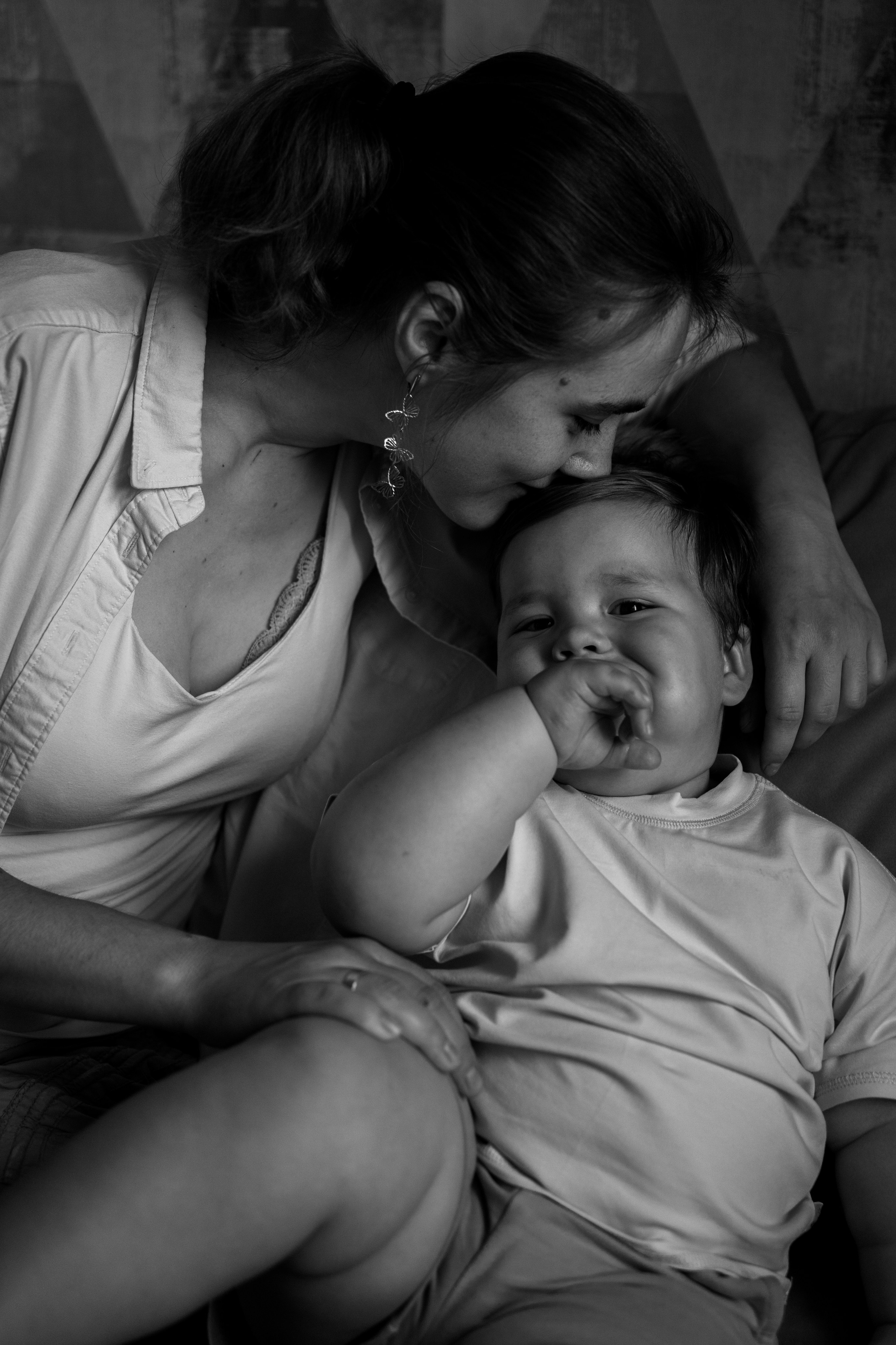 Алина и Дима. Фотограф грудного вскармливания в Москве Екатерина