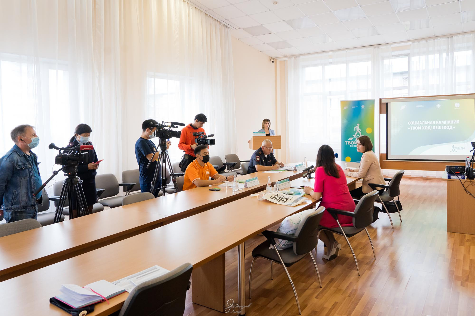 Старт кампании «Твой ход! Пешеход». Фотограф Улан-Удэ Этагоров Баир