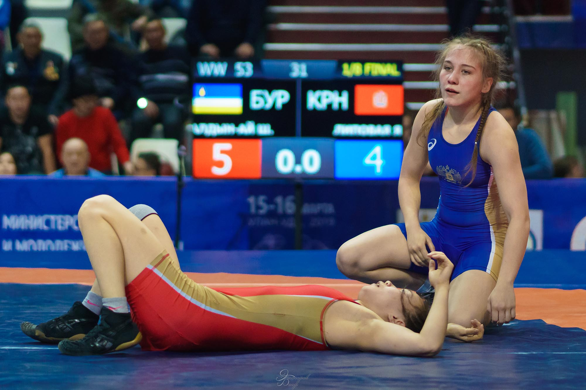 Чемпионат России по вольной борьбе среди женщин 2019. Фотограф Улан-Удэ Этагоров Баир