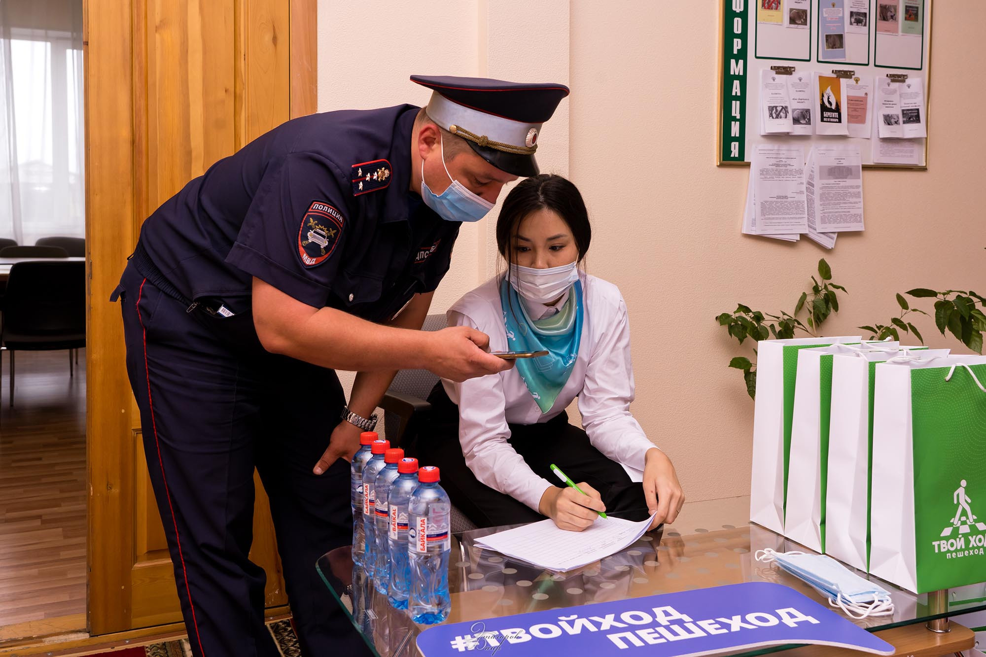 Старт кампании «Твой ход! Пешеход». Фотограф Улан-Удэ Этагоров Баир