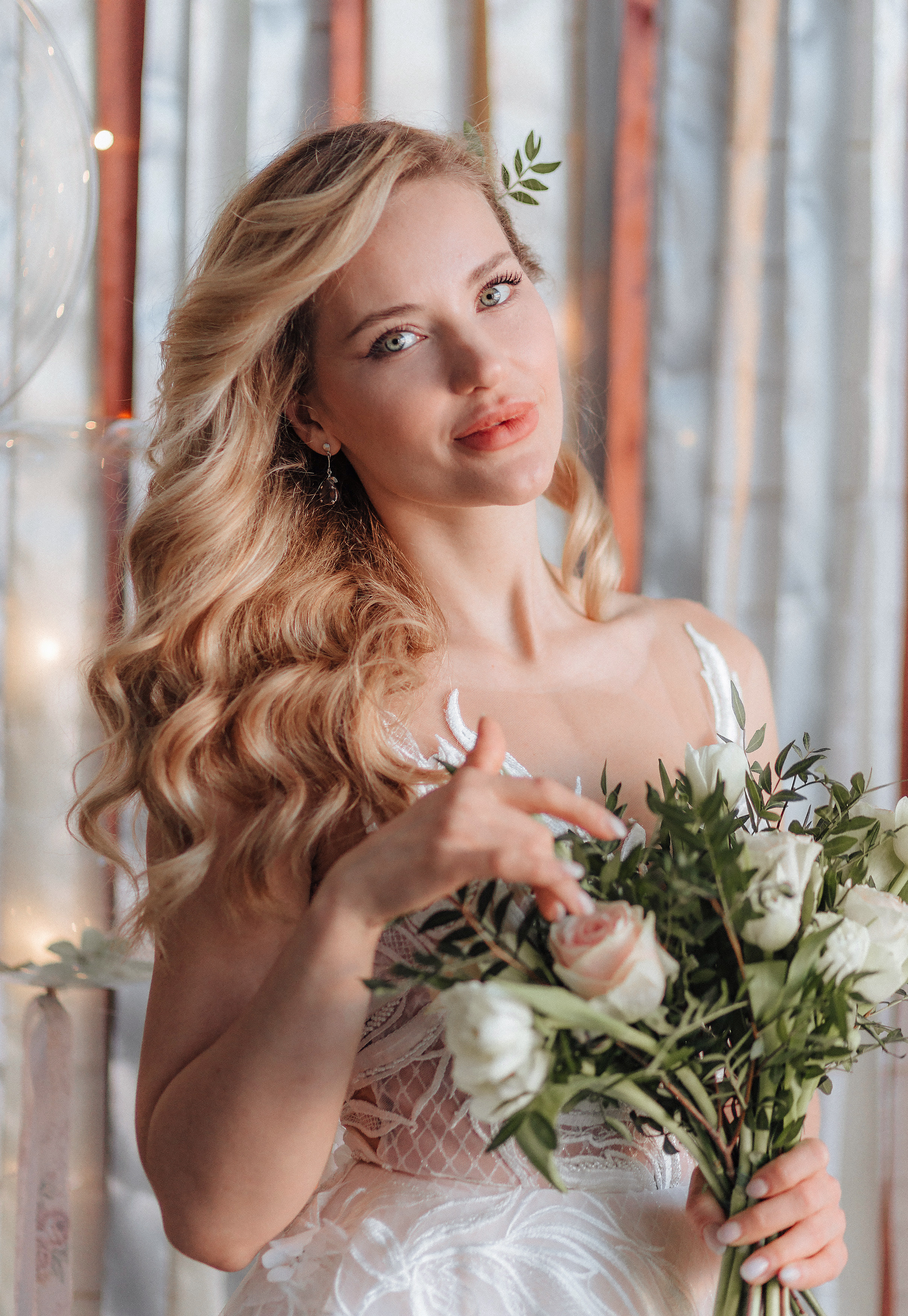 Камерная свадебная церемония в студии. Фотограф Москва и Московская область