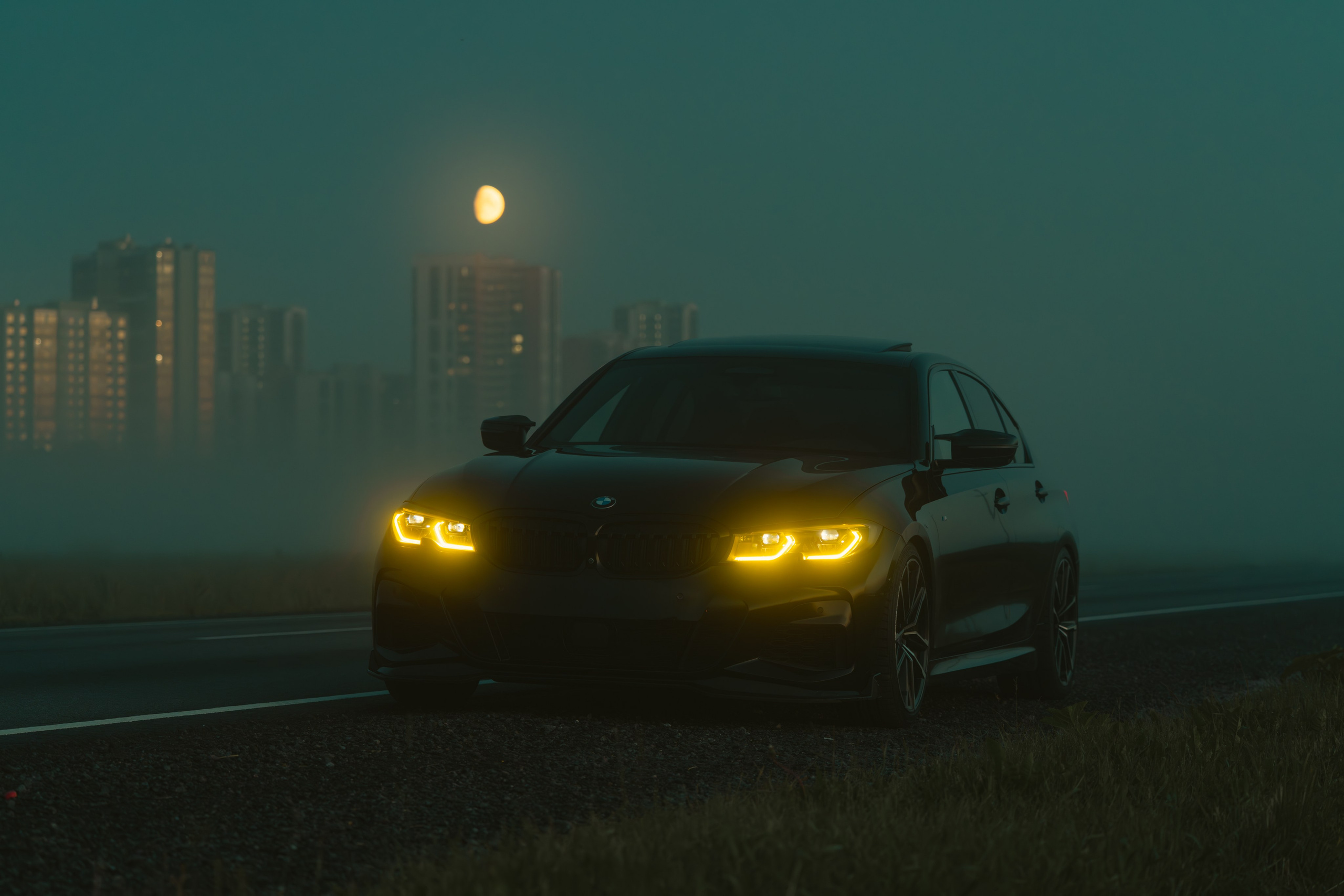 BMW 3 Series Night ed. Автомобильный фотограф в Санкт-Петербурге