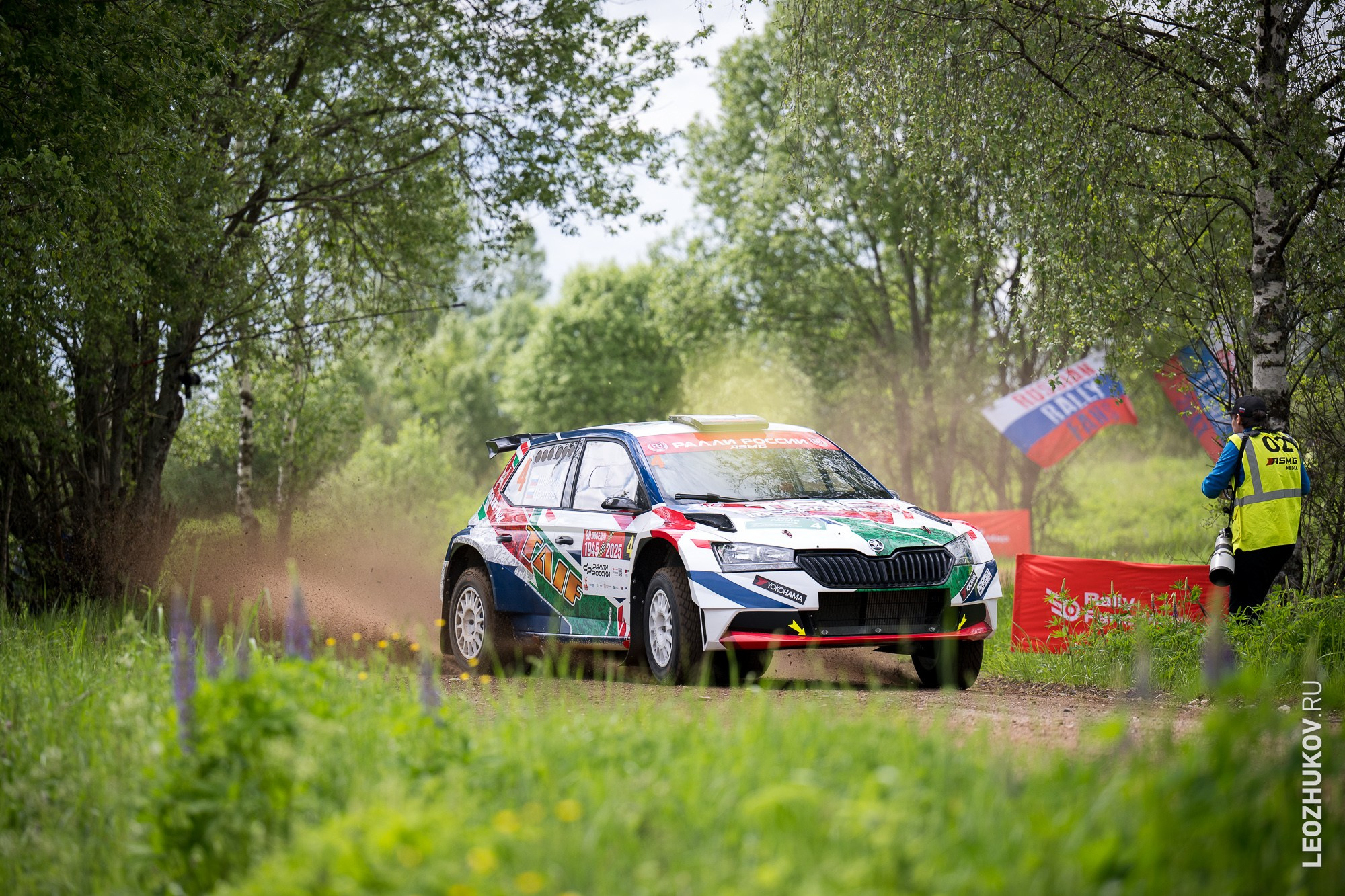 Rally Pushkinskie gory 2025. Sports photographer Leonid Zhukov