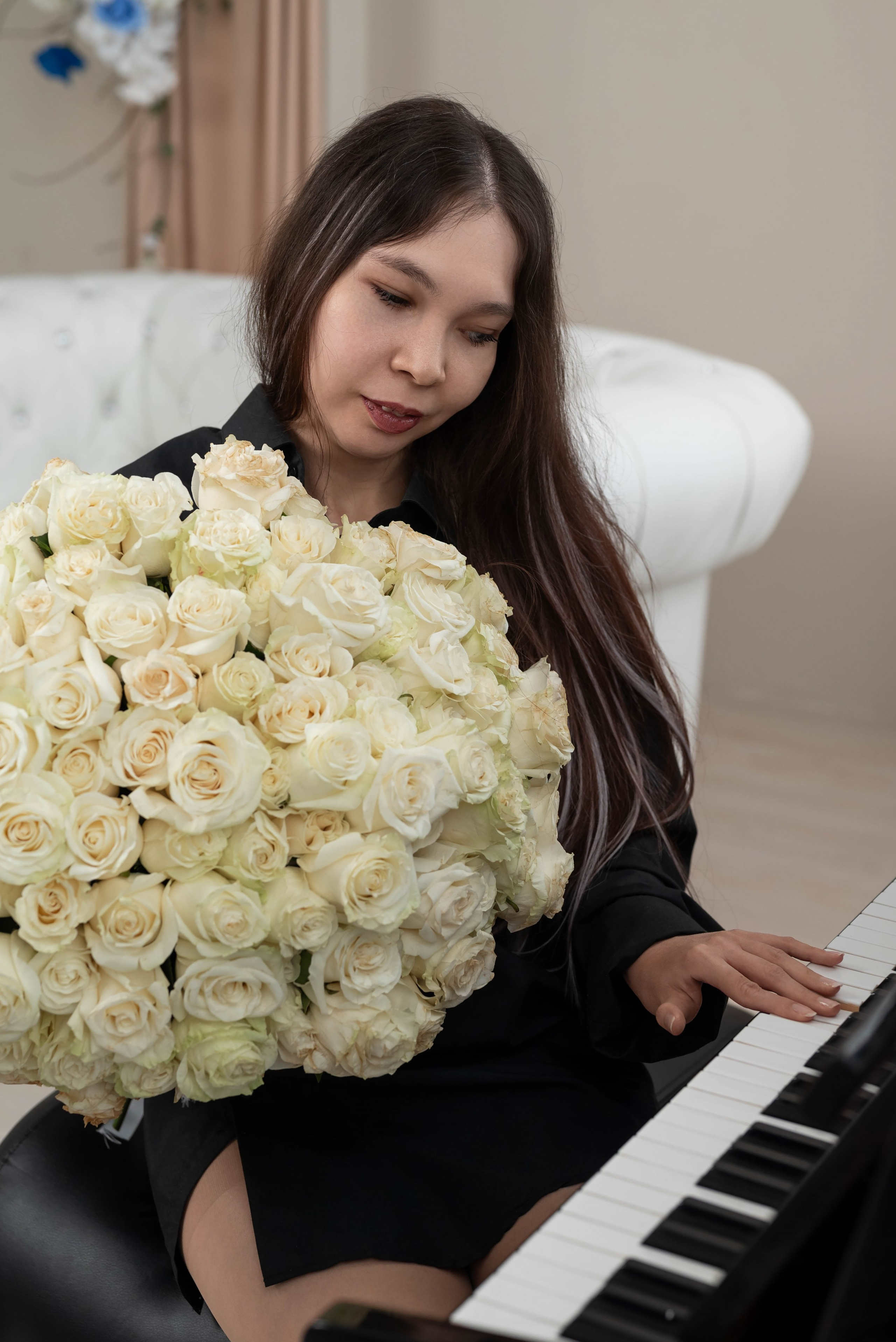 Фотопроект 101 белая роза 2026 год. Фотограф в городе Салават