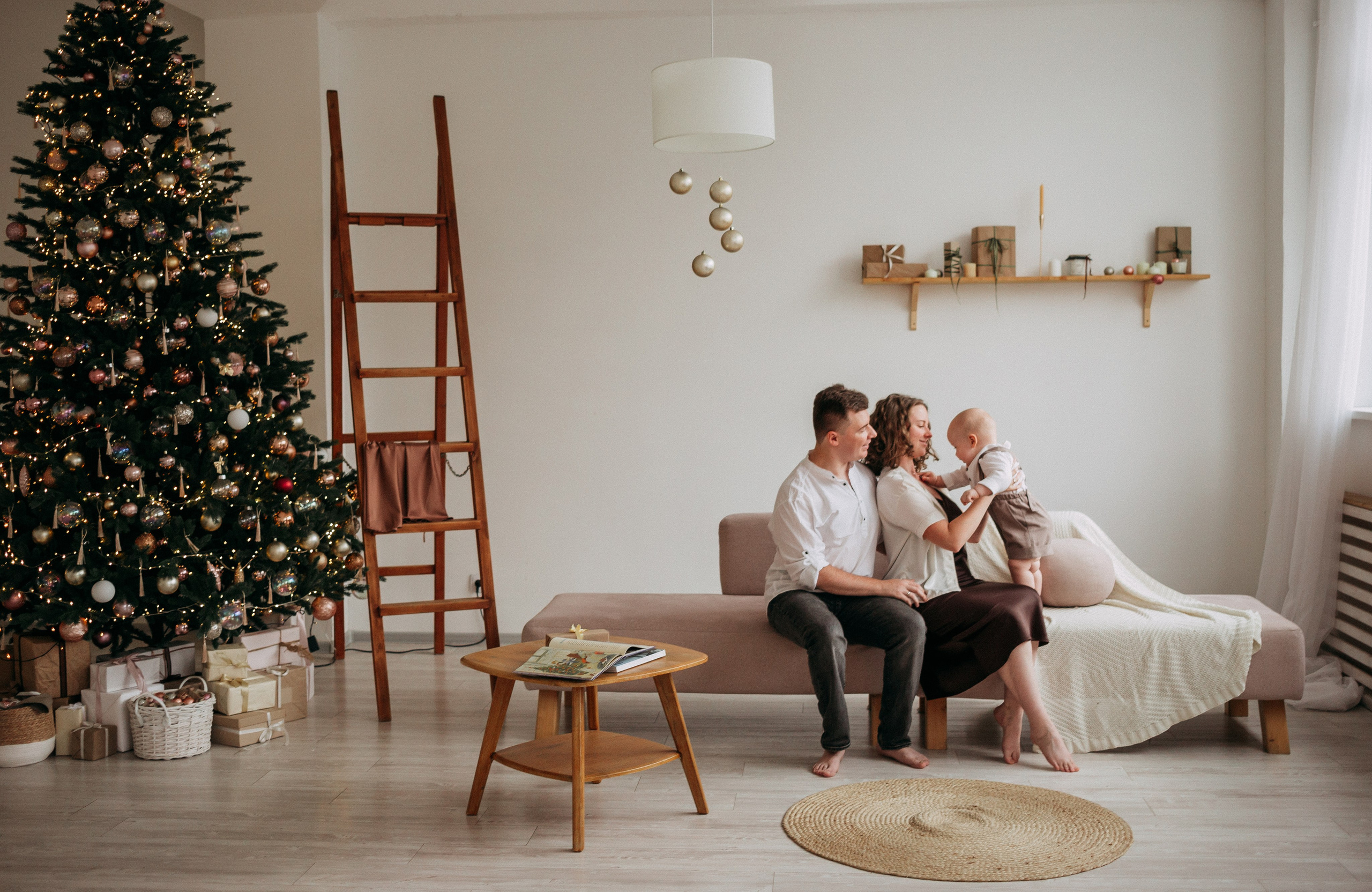 Семейная новогодняя фотосессия. Фотограф в Санкт-Петербурге Гарипова Валерия