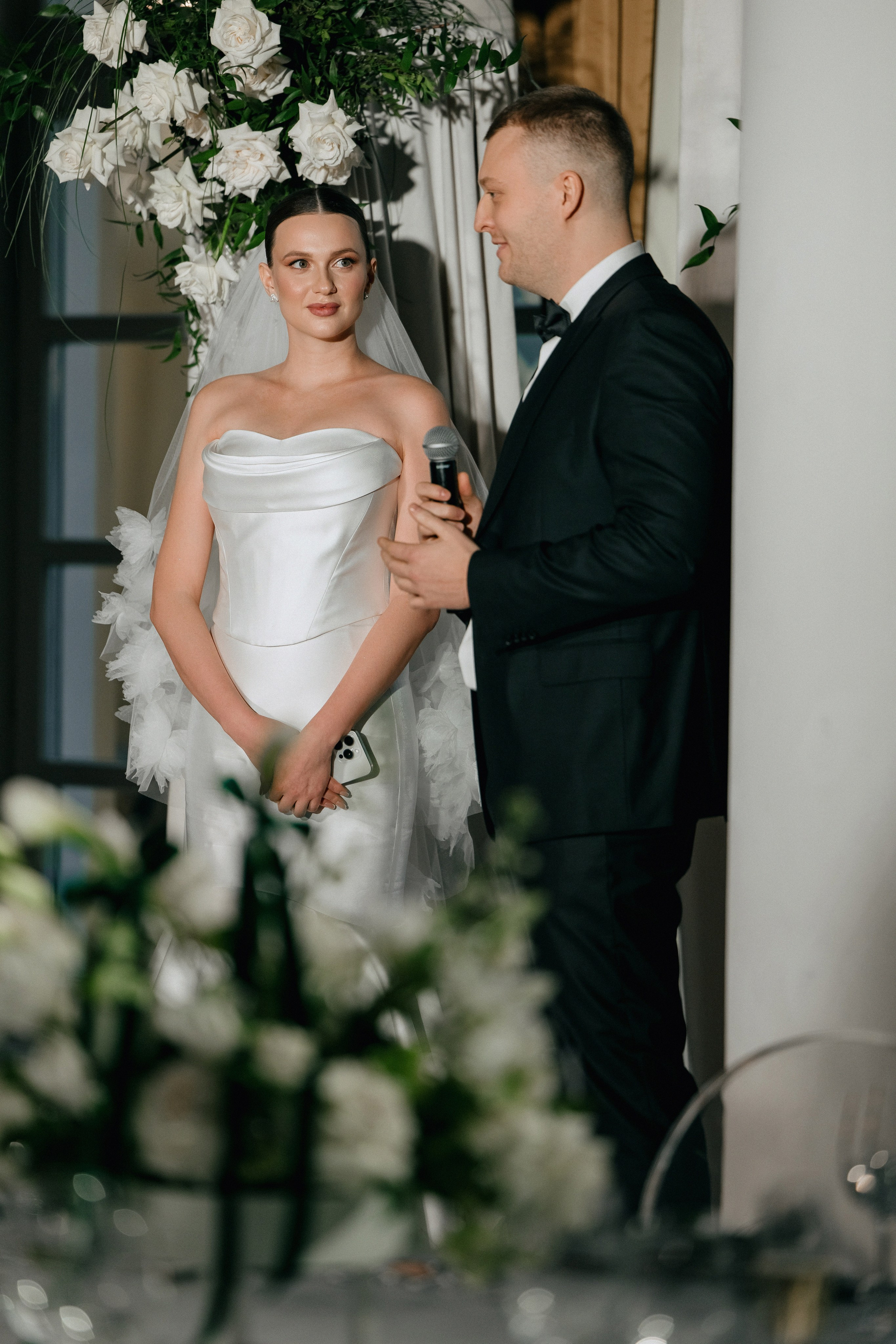 Свадебный банкет на вилле Политика. Свадебный фотограф Москва