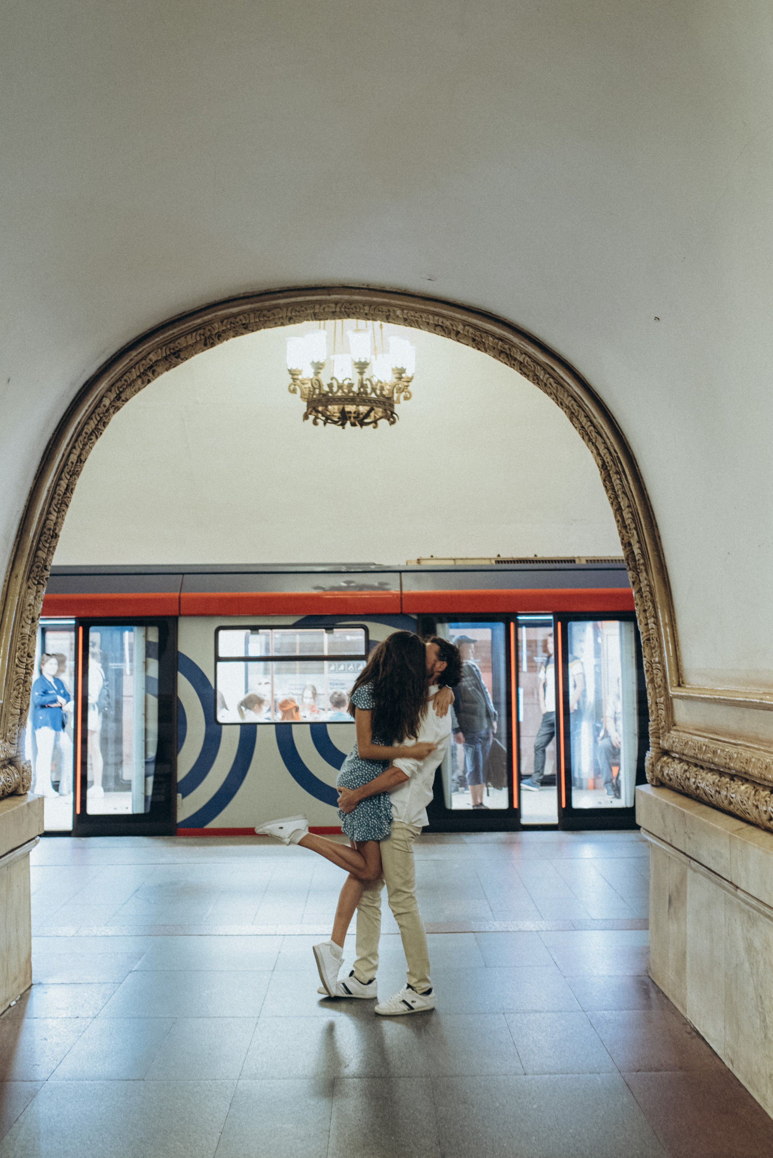 Lovestory в метро. Семейный фотограф в Москве Екатерина Север
