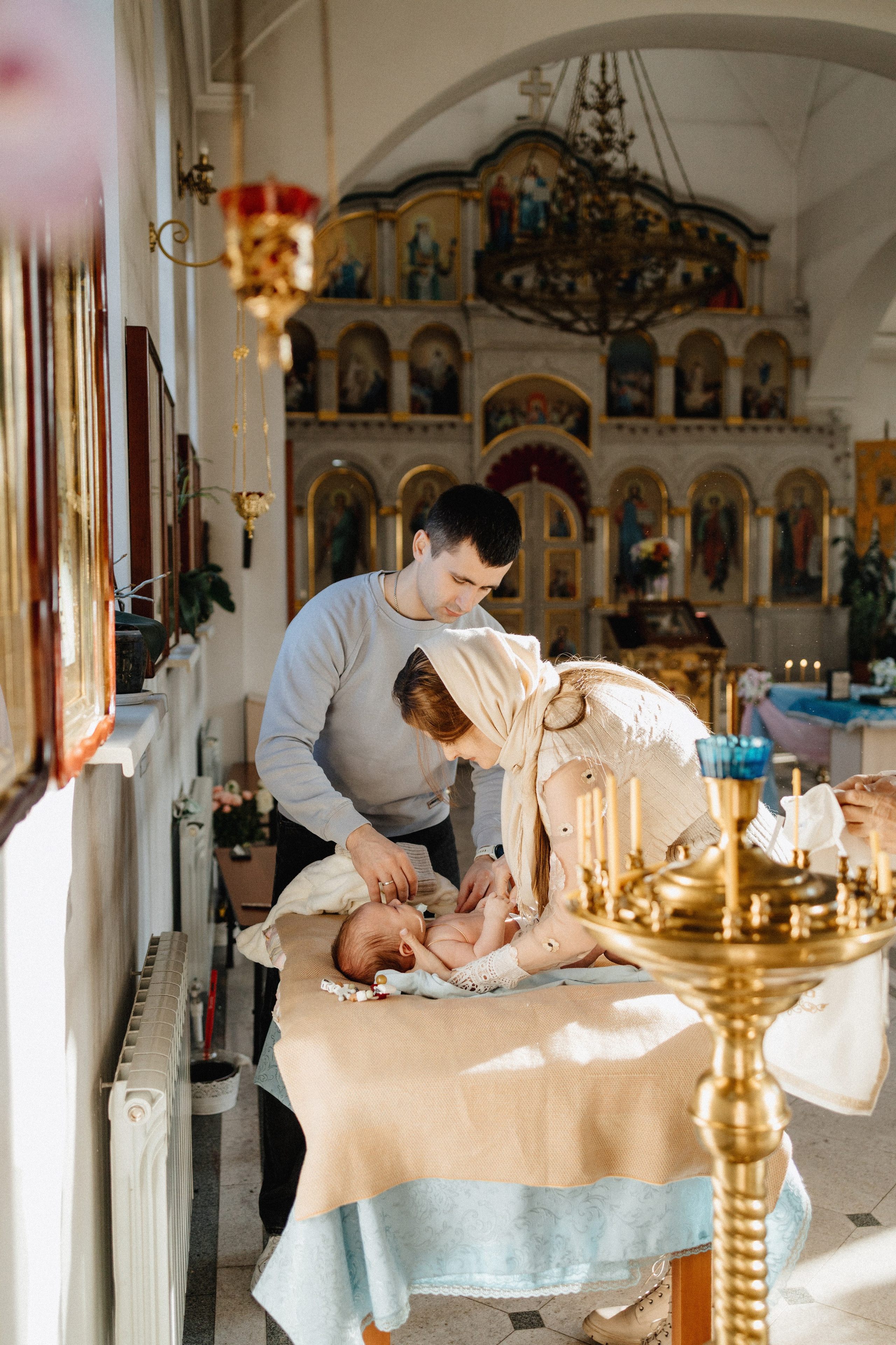 Таинство крещения ✨. Семейный лайфстайл фотограф в г. Липецк