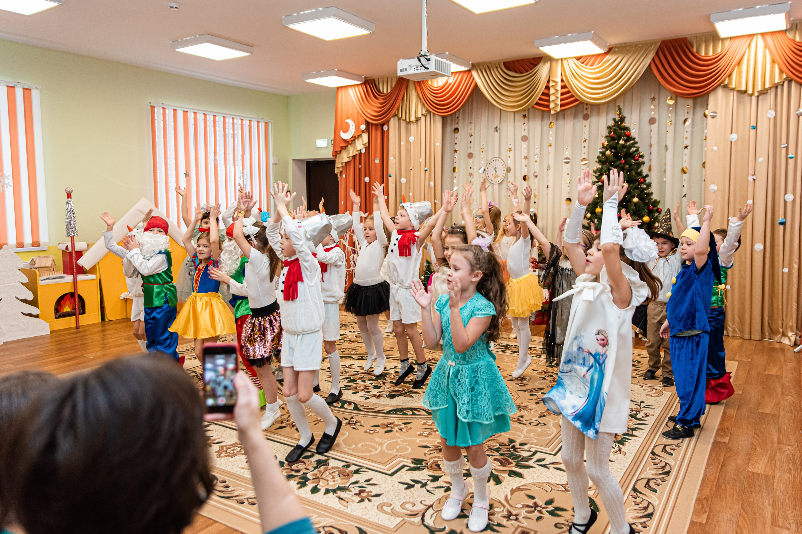 Детский сад. Новогодний утренник. Семейный и детский фотограф в Туле Светлана Воронкова