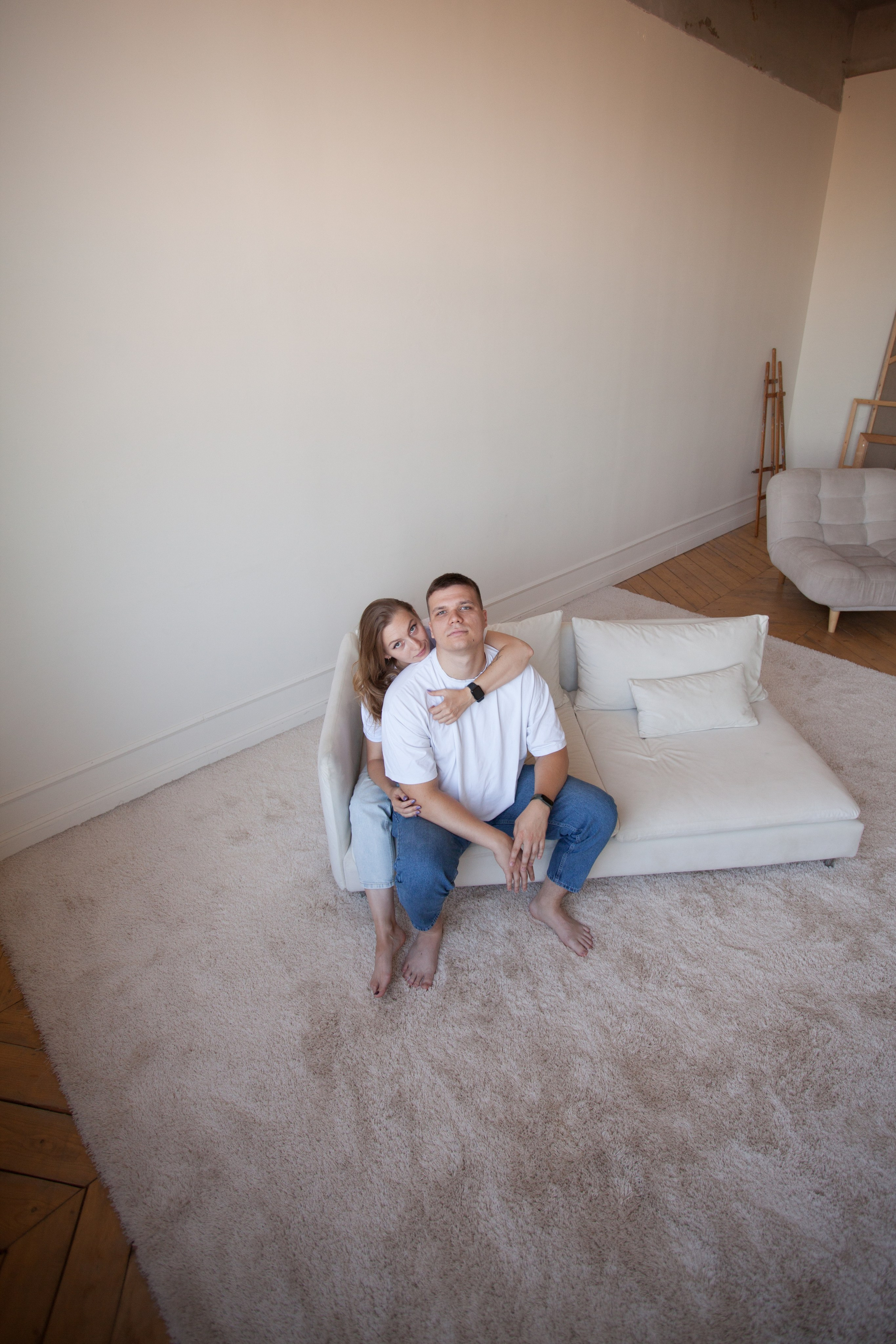 Женя и Кристина минимализм. Семейный и детский фотограф в Краснодаре Брусилова Марина