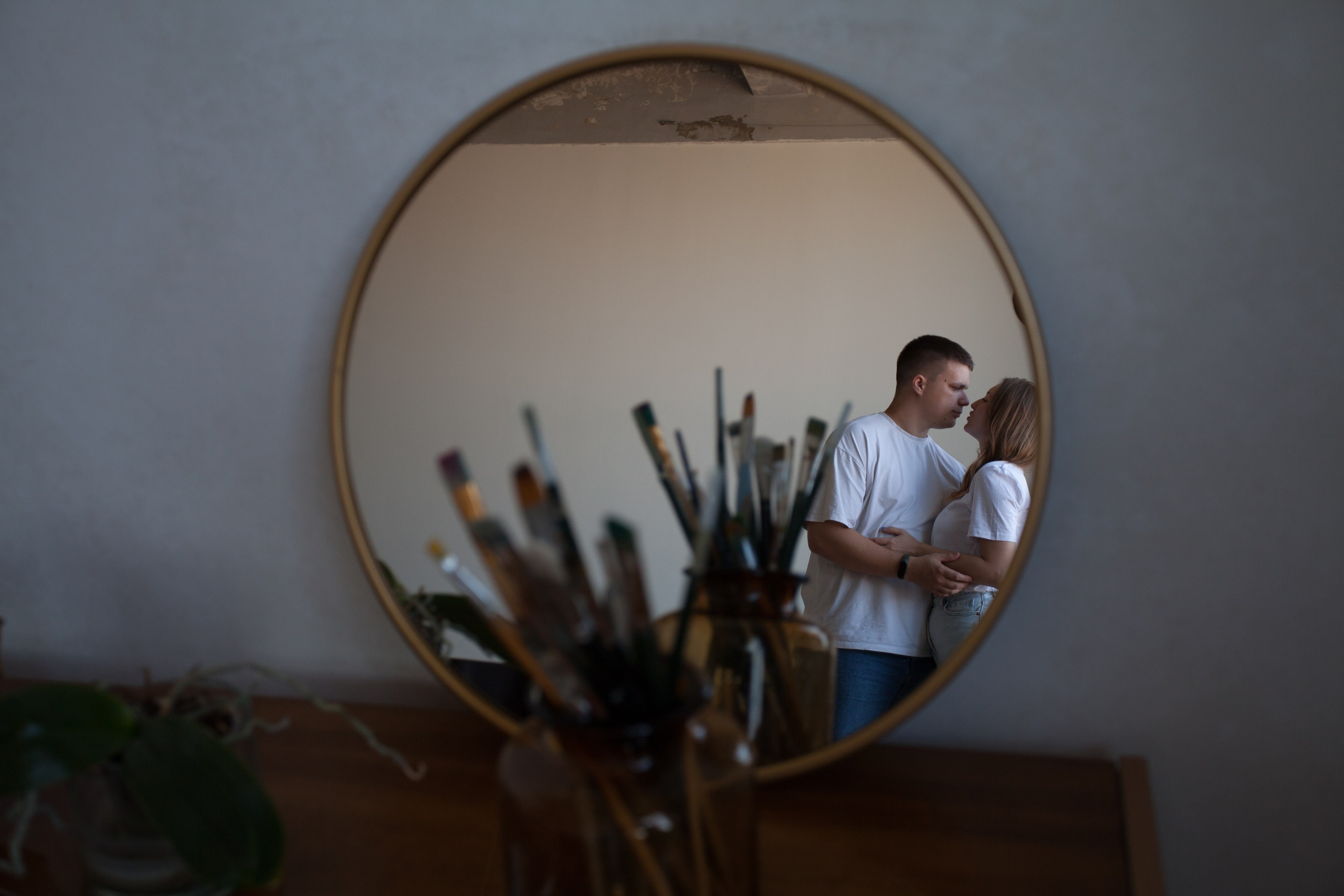 Женя и Кристина минимализм. Семейный и детский фотограф в Краснодаре Брусилова Марина