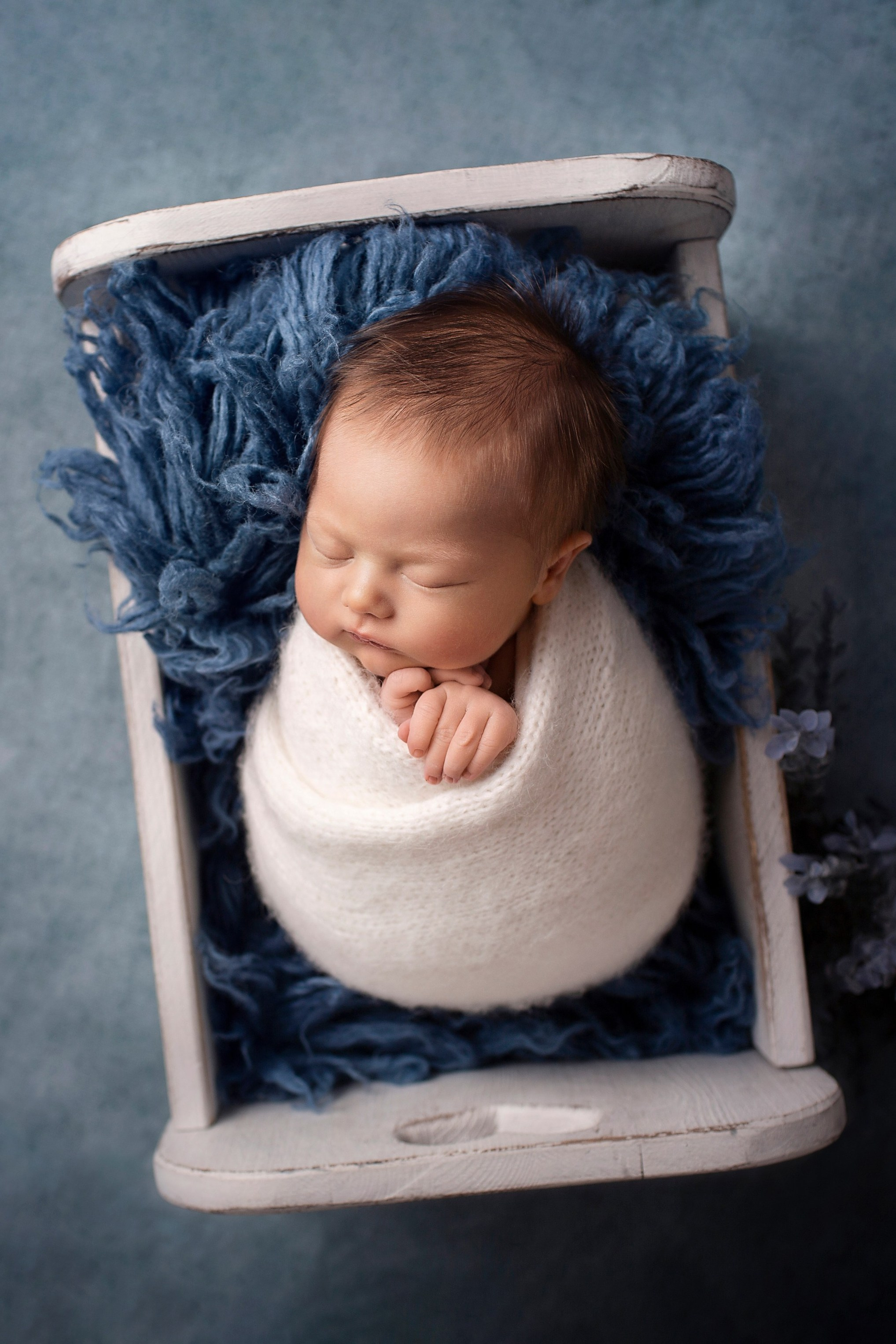 Deep blue. Фотограф новорожденных, семейный фотограф в Санкт-Петербурге