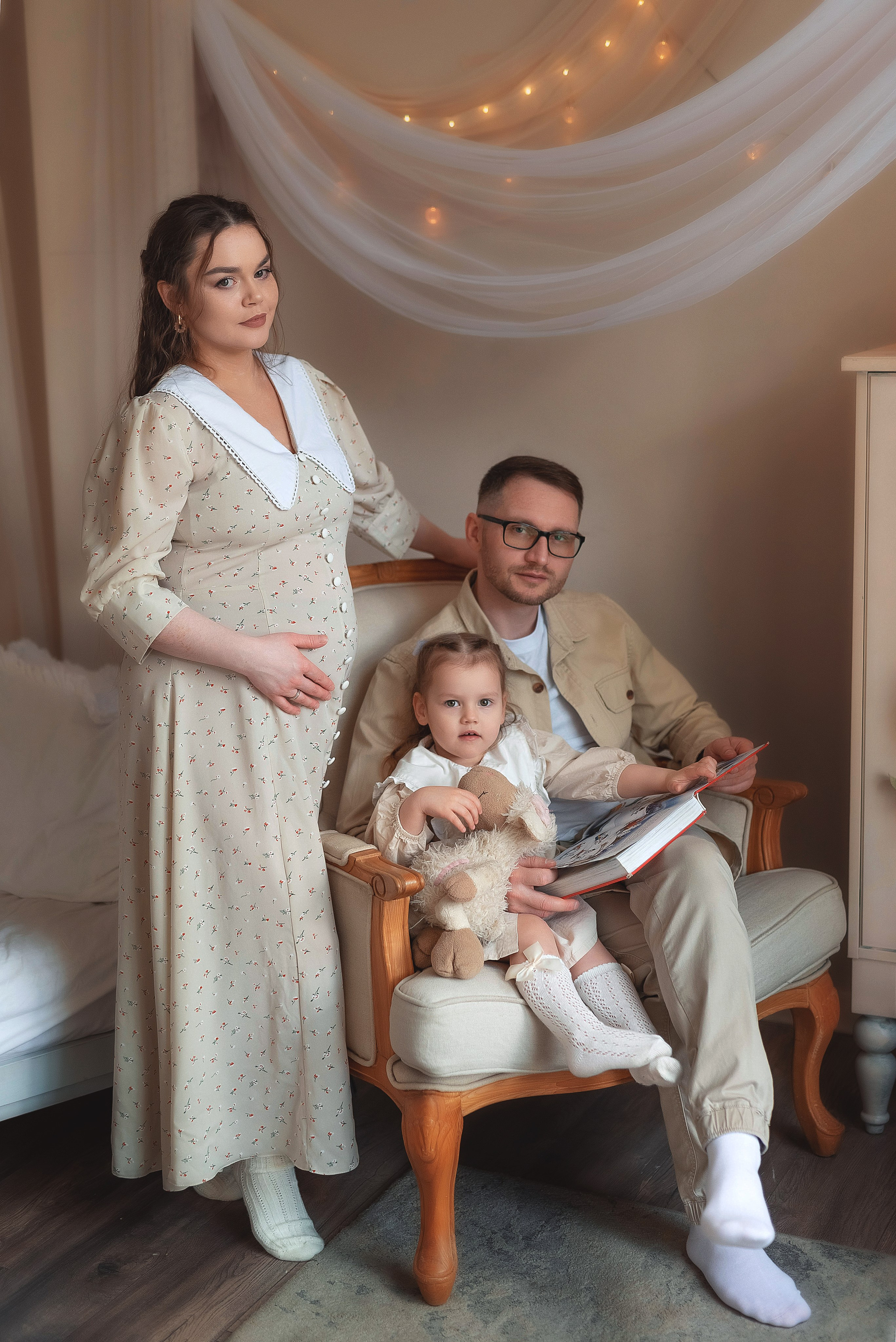 Семейная фотосессия беременности. Семейный, детский фотограф в Воронеже Анна Никитина
