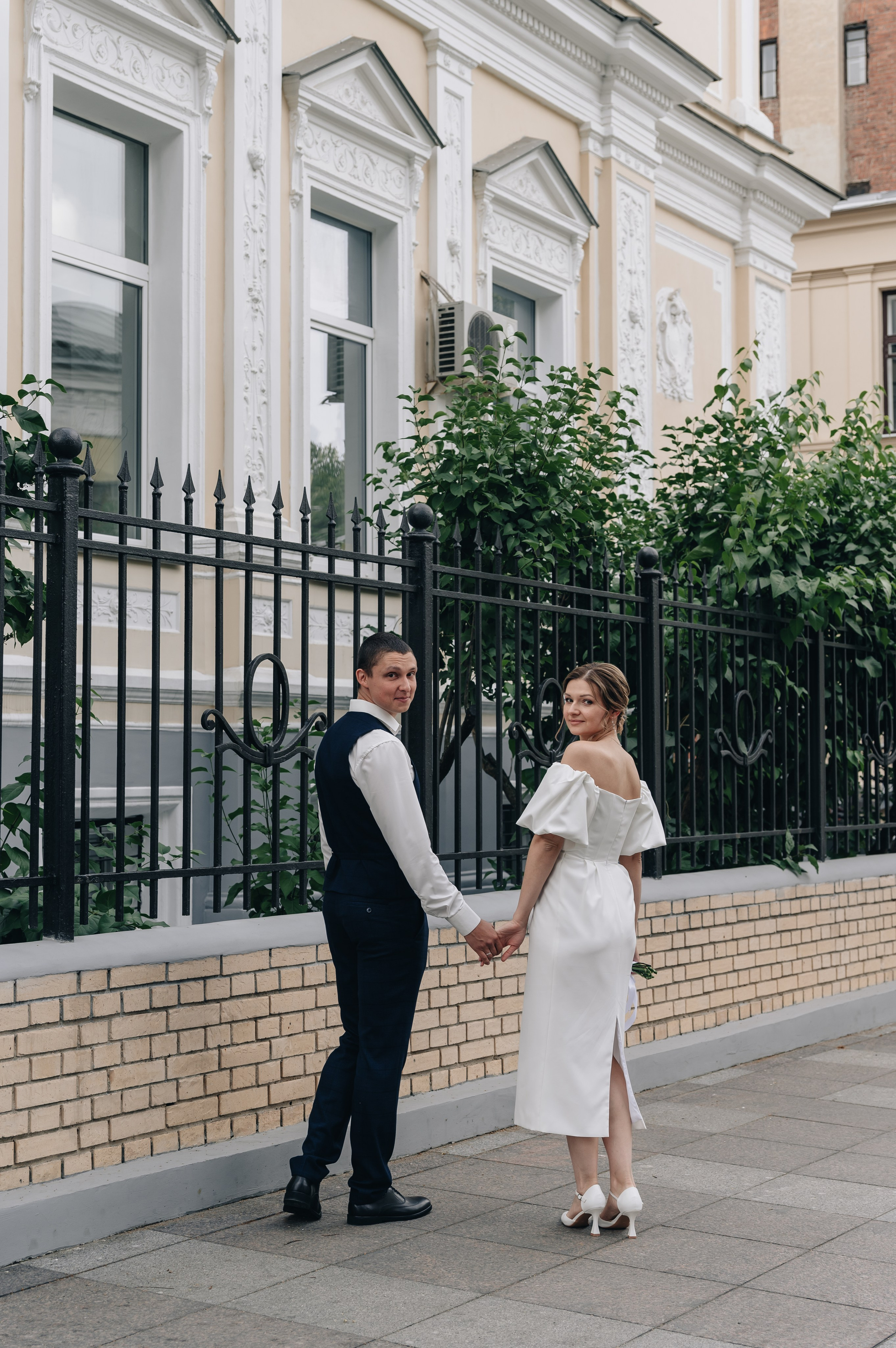 Свадебная фотосессия в Грибоедовском ЗАГСе. Портретный фотограф Москва Светлана Кашура