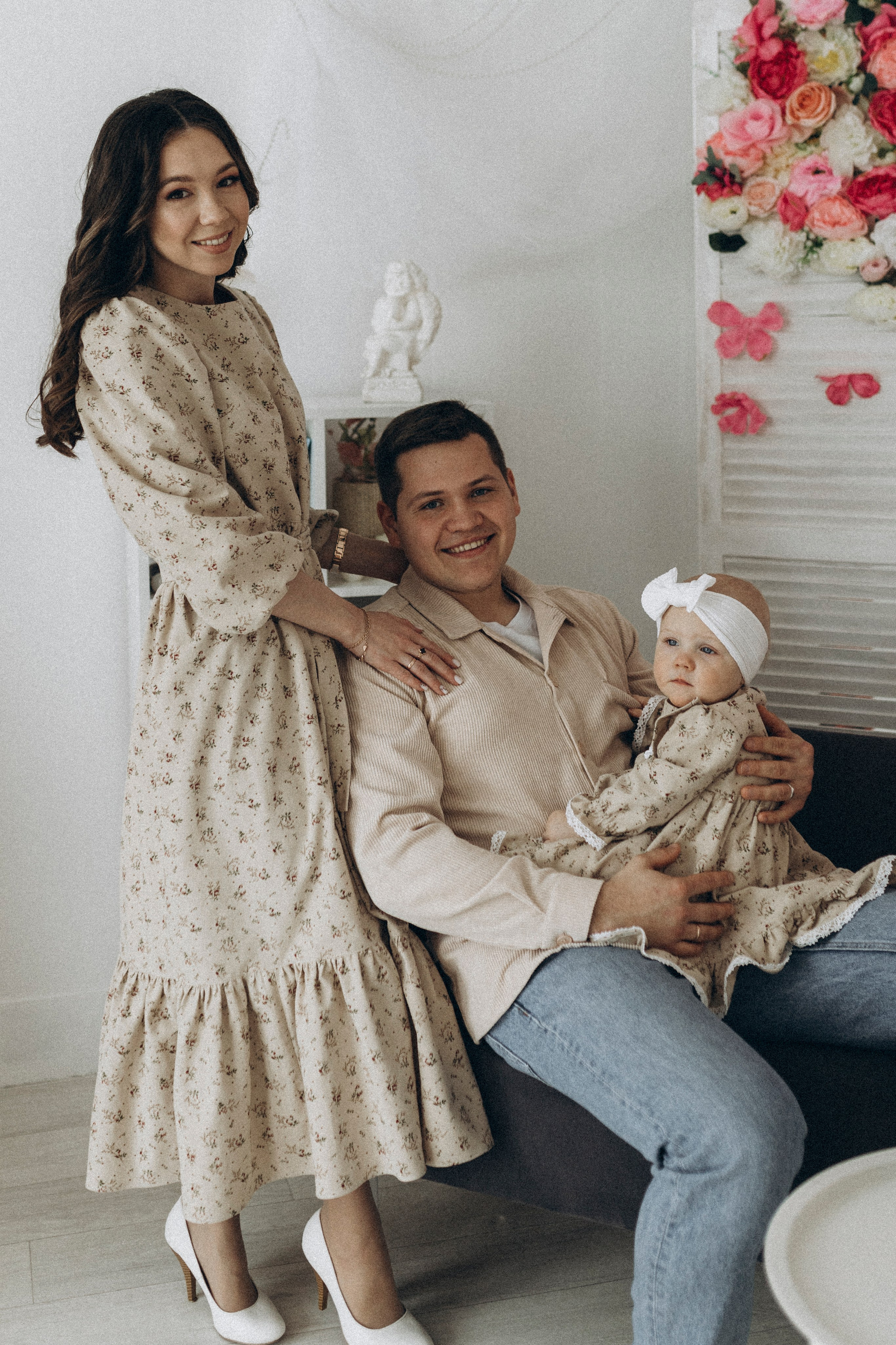 Сьемка годика для Анечки. Семейный и детский фотограф в Рязани Васюгова Мария