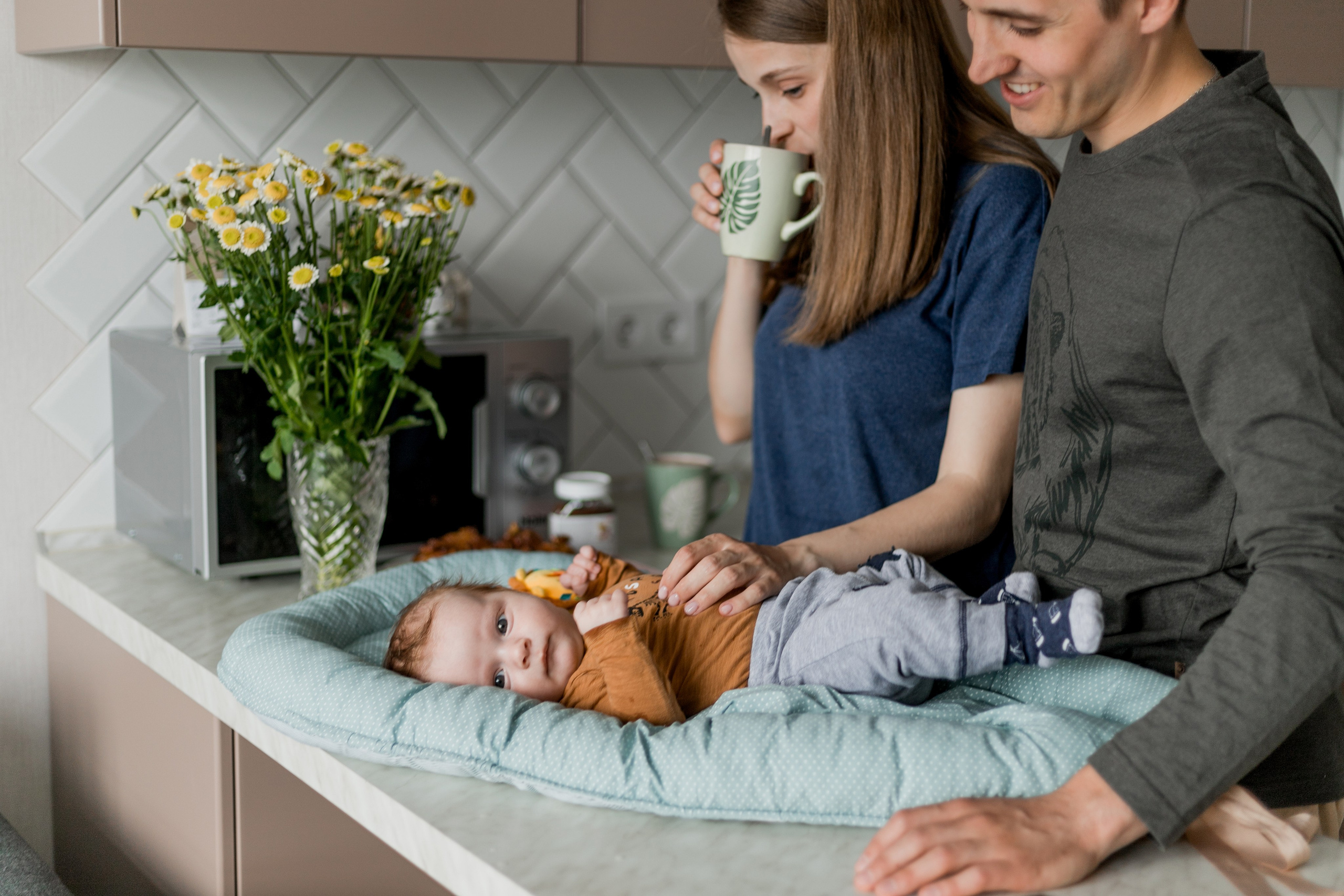 С малышом. Фотограф Софья Володкина