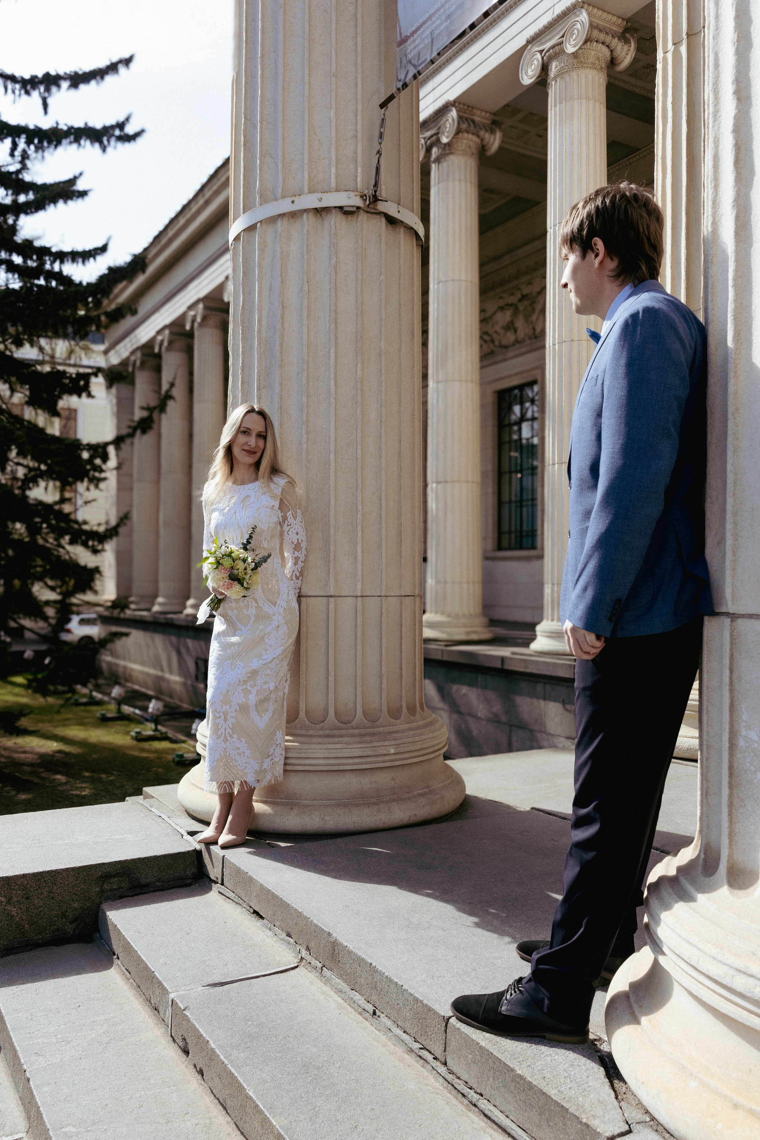 Свадьба — Пушкинский музей. Фотограф в Москве Зябченко Екатерина. Съемки беременности, love story, семейный, портреты в студии и на улице