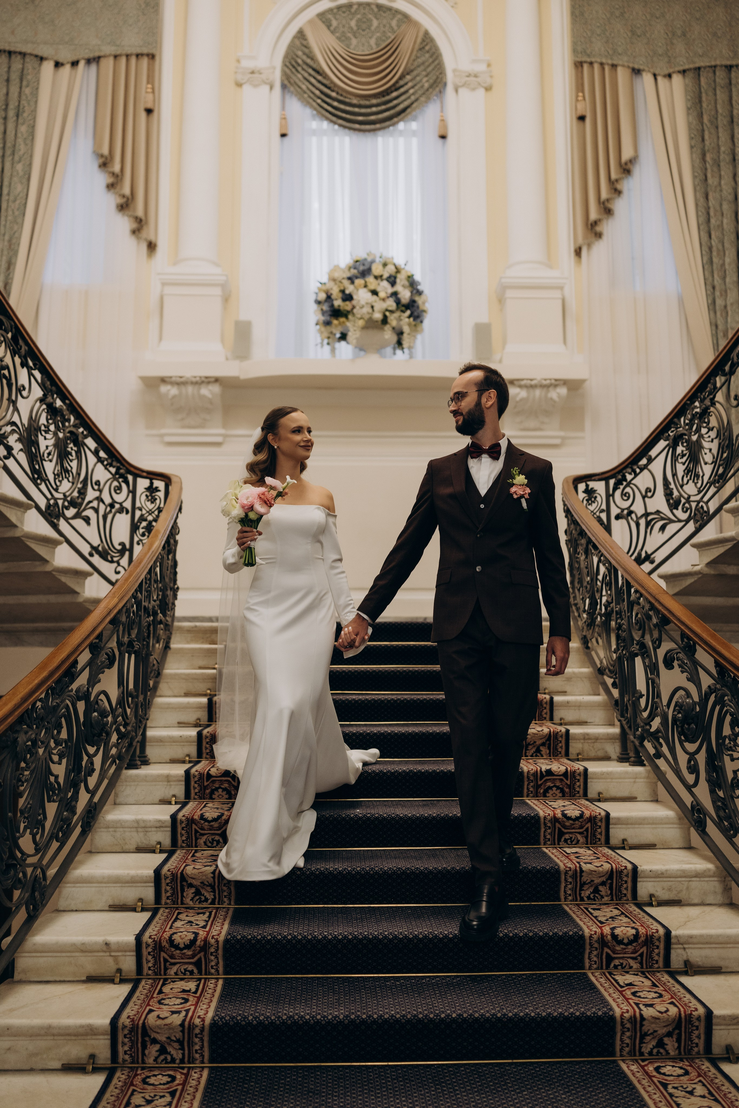 Юра и Полина | 2-й дворец и Половцова. Свадебный и love story фотограф в Санкт-Петербурге