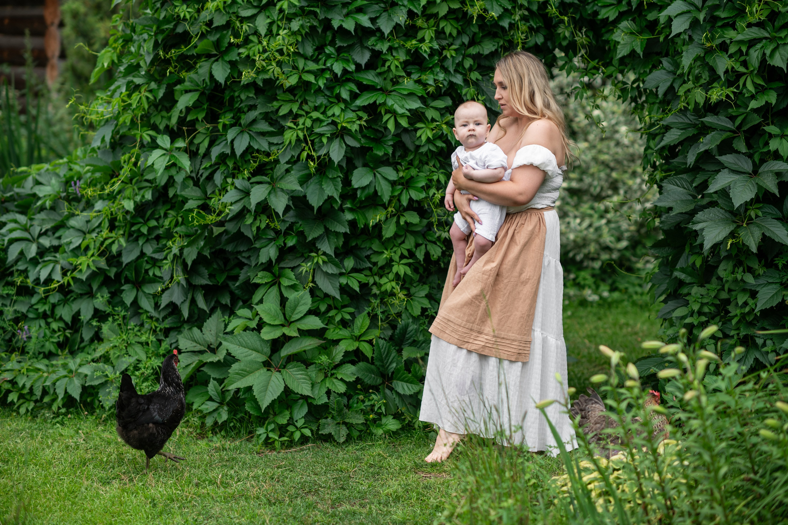 В САДУ. Семейный фотограф Екатеринбург Лора Мур