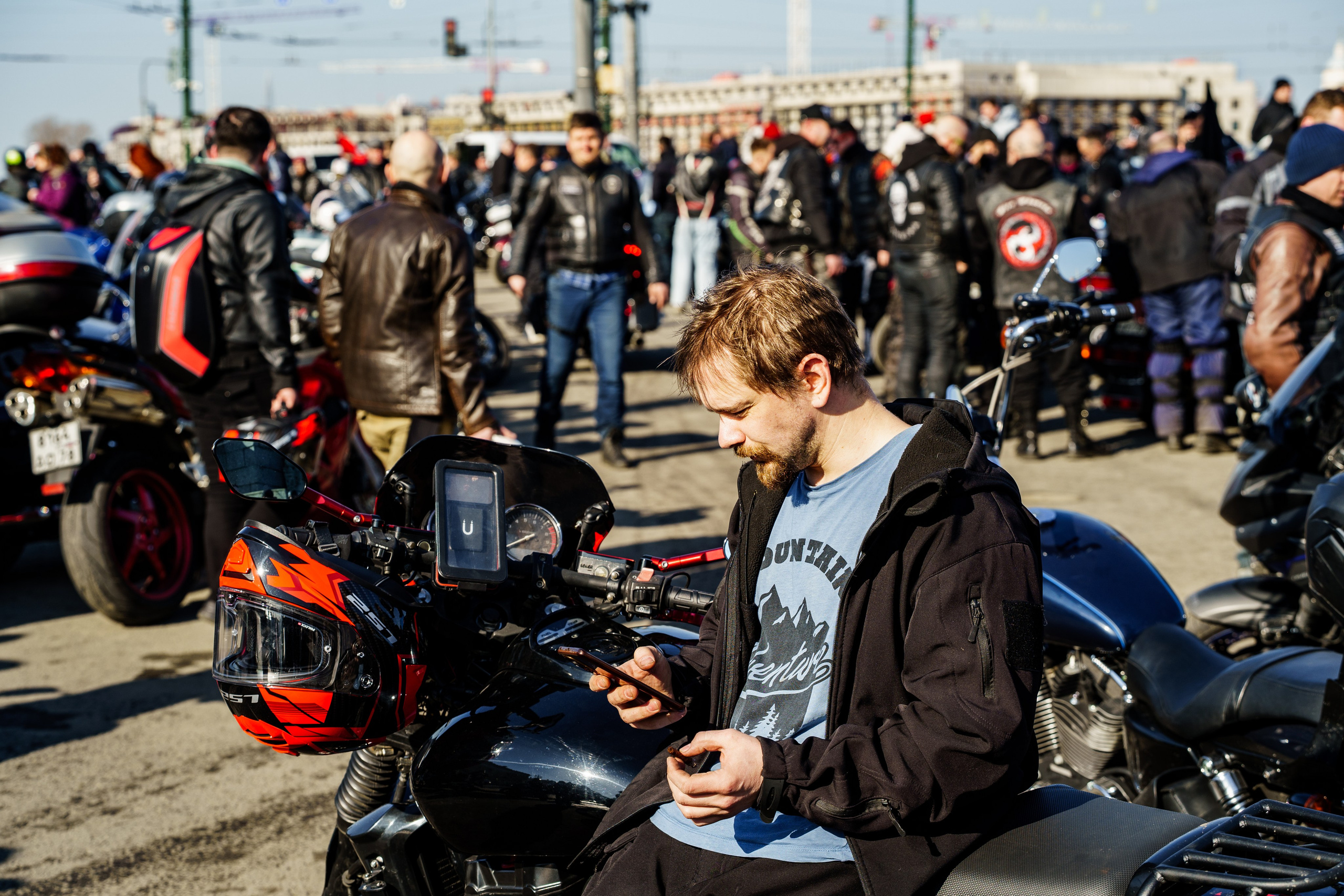 Прохват мотоклуба Norman Riders ч.1. Концертный и репортажный фотограф в Санкт-Петербурге Слава Пахомов