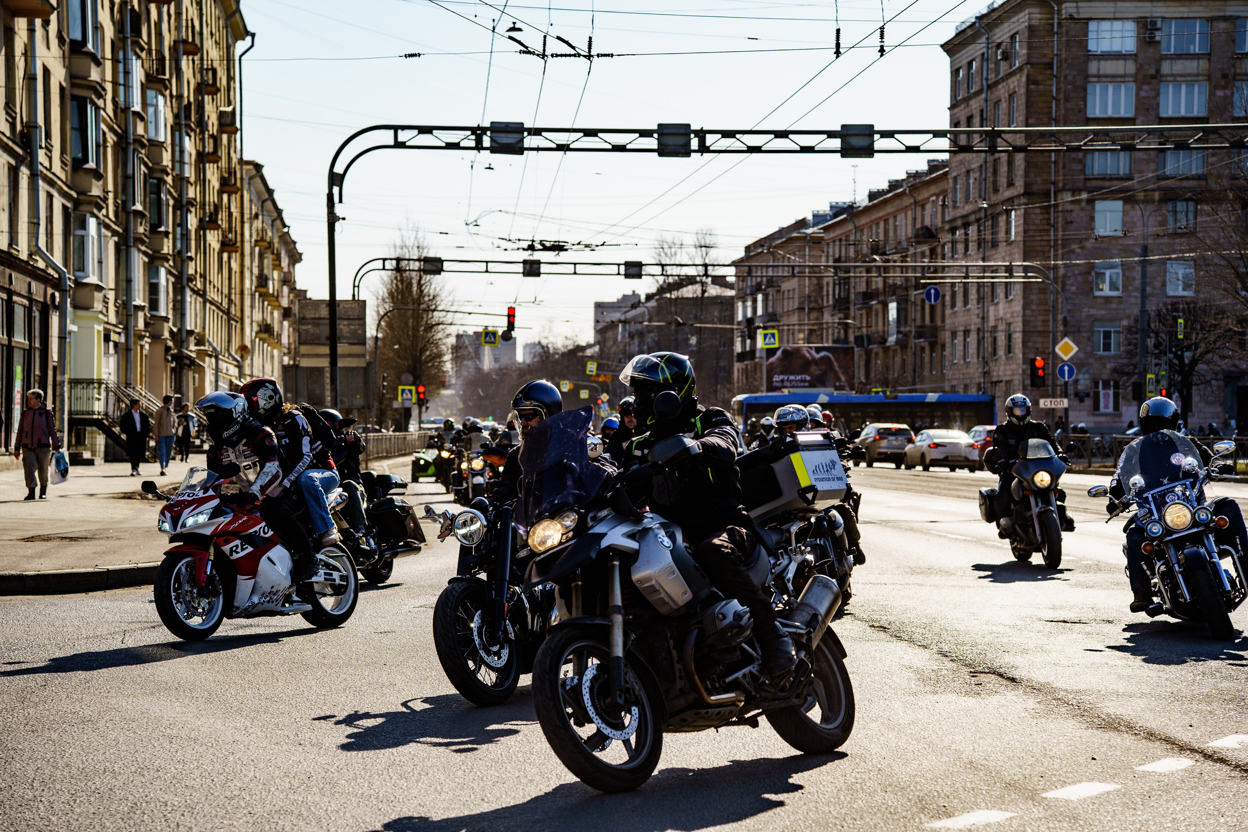 Прохват мотоклуба Norman Riders ч.1. Концертный и репортажный фотограф в Санкт-Петербурге Слава Пахомов