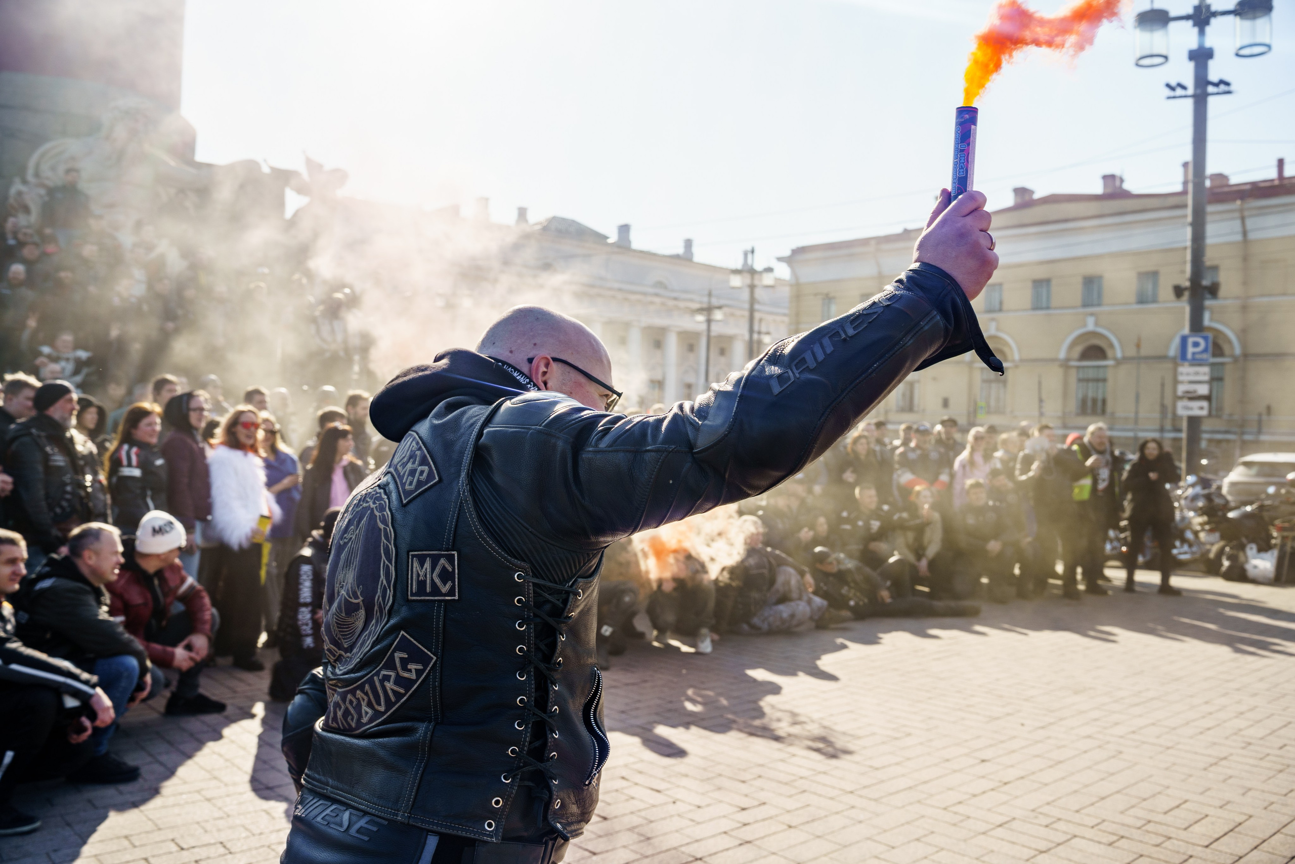 Прохват мотоклуба Norman Riders ч.1. Концертный и репортажный фотограф в Санкт-Петербурге Слава Пахомов