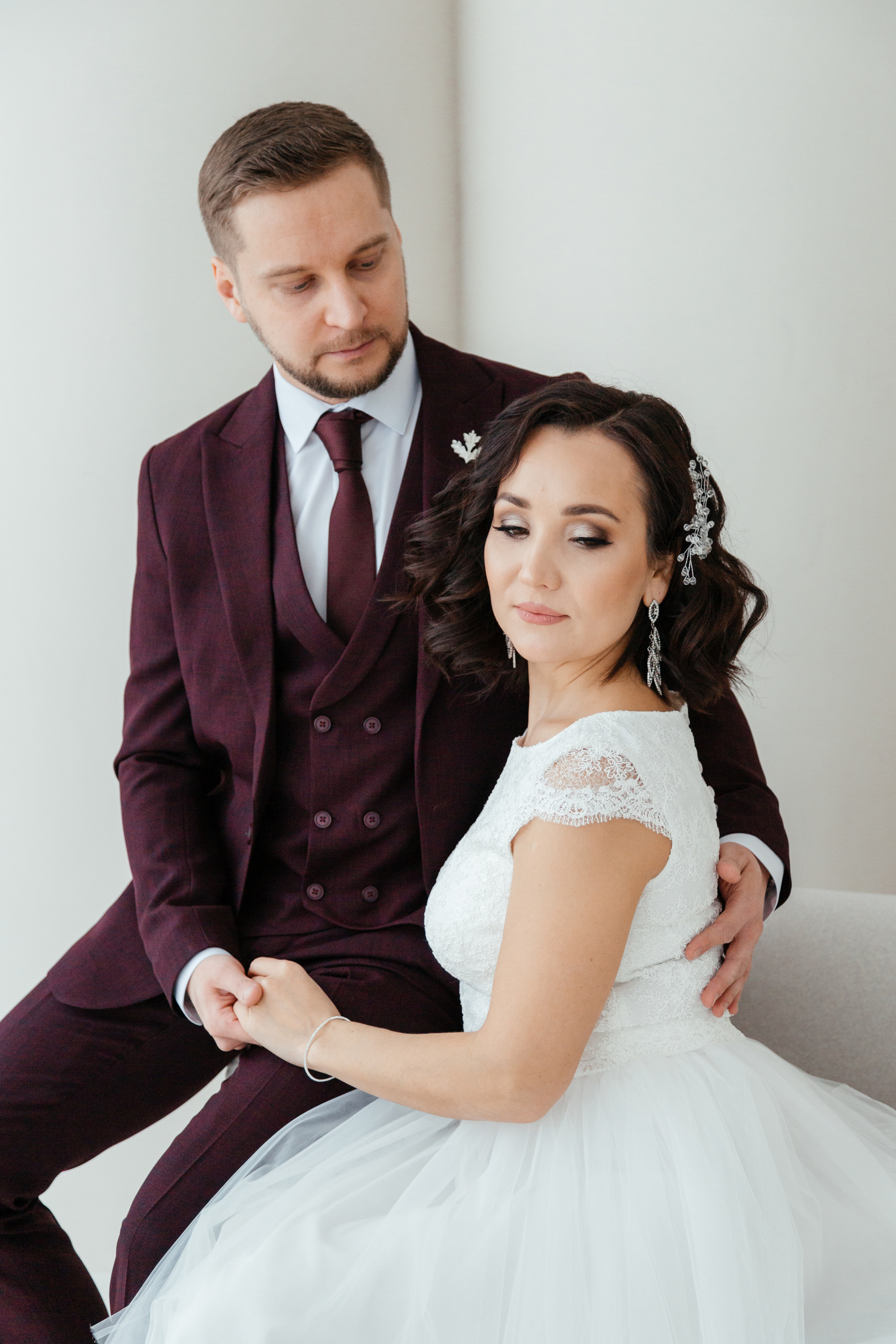 Зимняя свадебная фотосессия. Свадебный и семейный фотограф в Самаре Грибцова Людмила