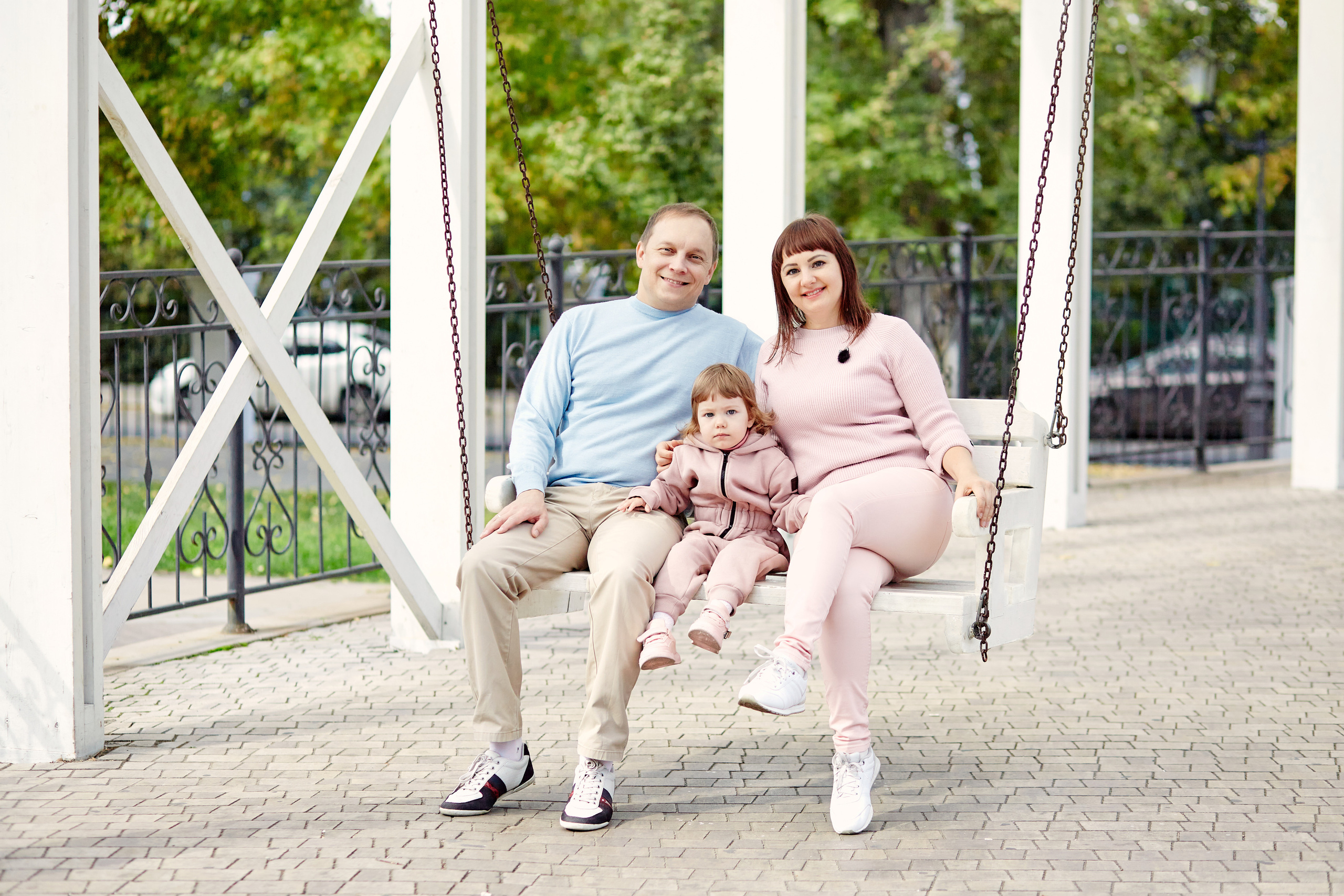 Семейная фотосъёмка в Струковском парке. Свадебный и семейный фотограф в Самаре Грибцова Людмила