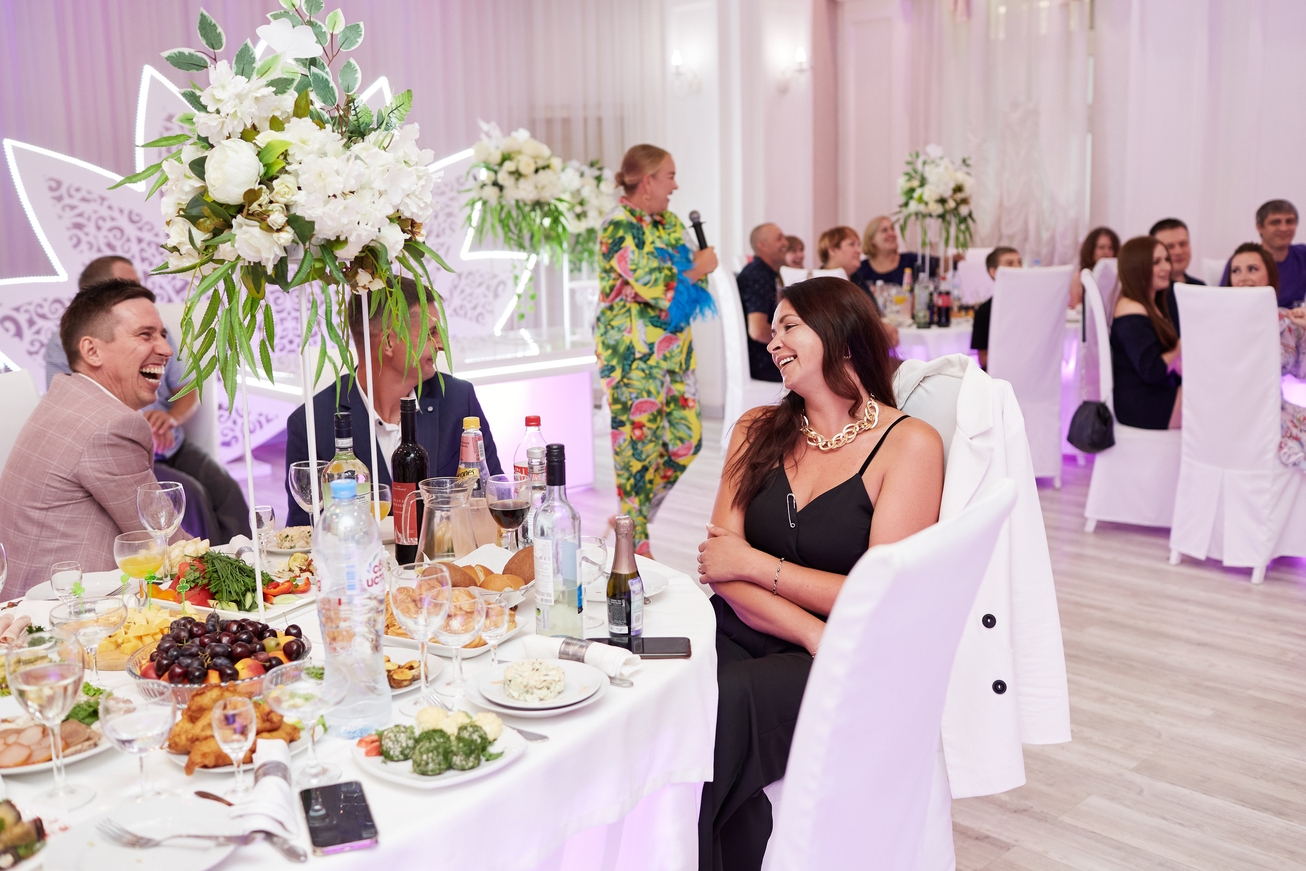 Фотосъёмка юбилея, банкетный зал «Променад». Свадебный и семейный фотограф в Самаре Грибцова Людмила