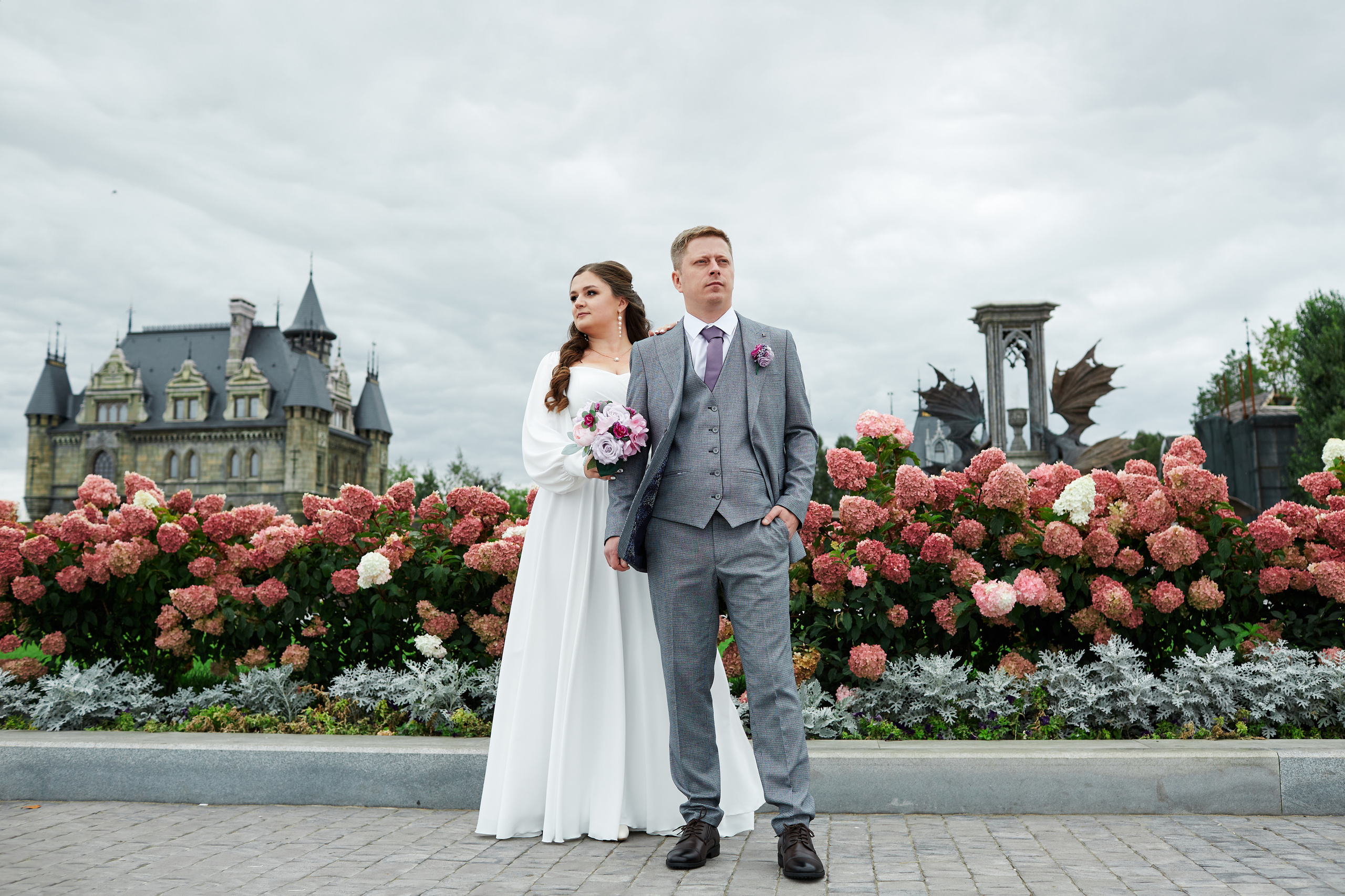 Свадебная фотосессия замок Гарибальди. Свадебный и семейный фотограф в Самаре Грибцова Людмила