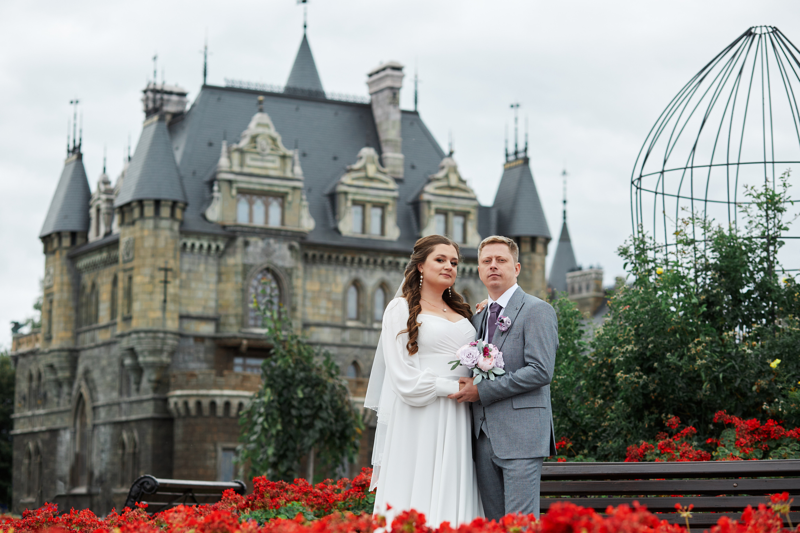 Свадебная фотосессия замок Гарибальди. Свадебный и семейный фотограф в Самаре Грибцова Людмила