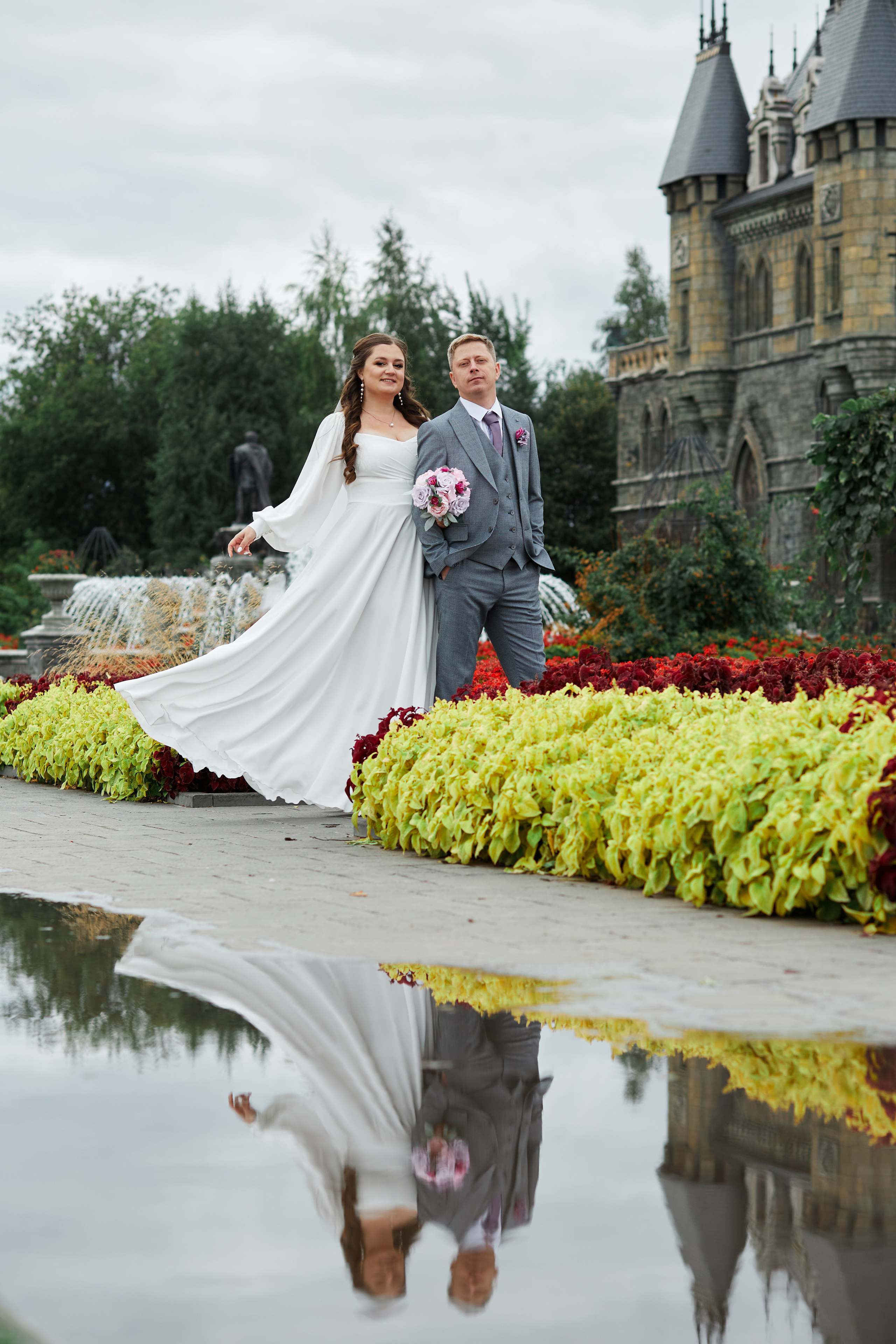 Свадебная фотосессия замок Гарибальди. Свадебный и семейный фотограф в Самаре Грибцова Людмила