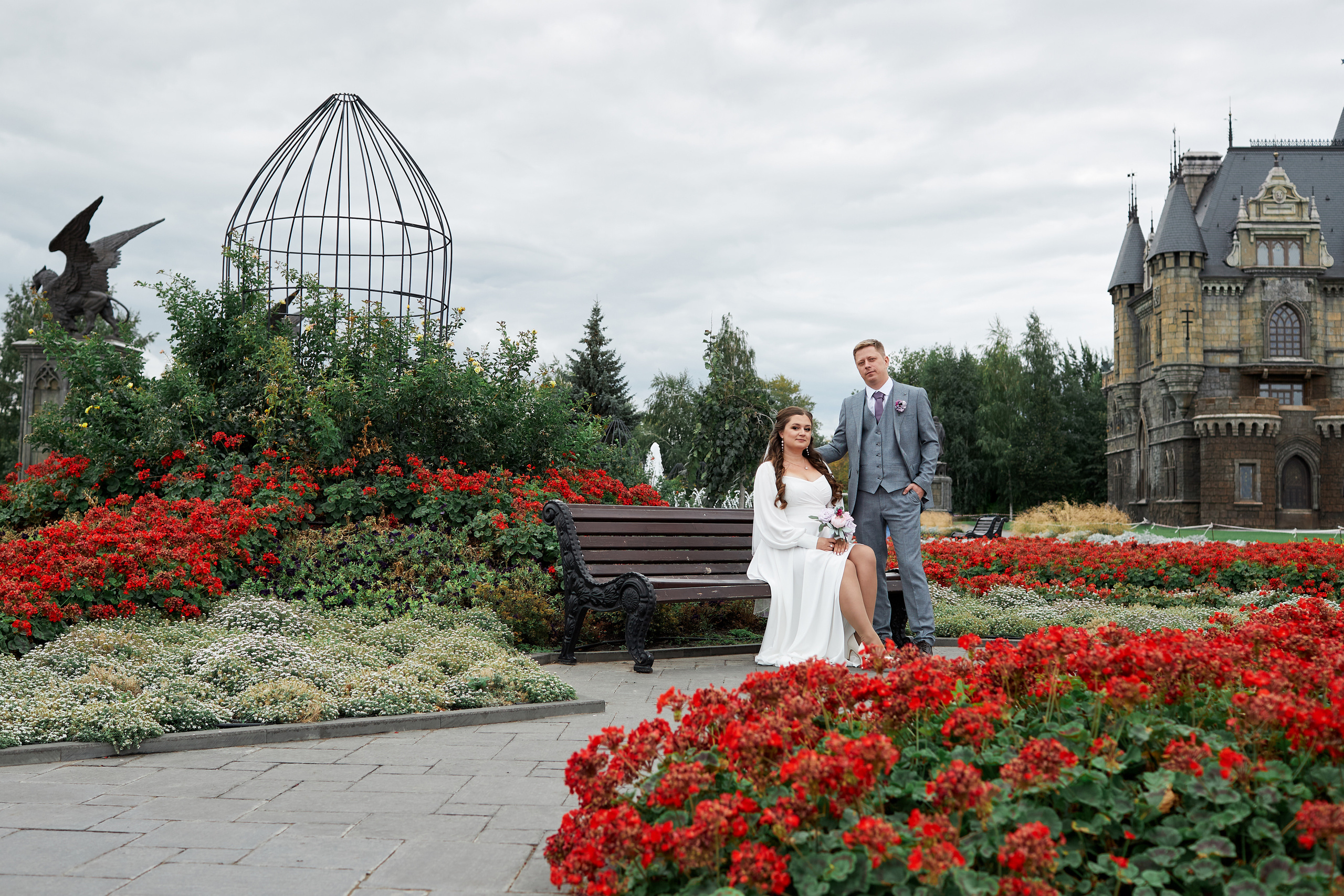 Свадебная фотосессия замок Гарибальди. Свадебный и семейный фотограф в Самаре Грибцова Людмила